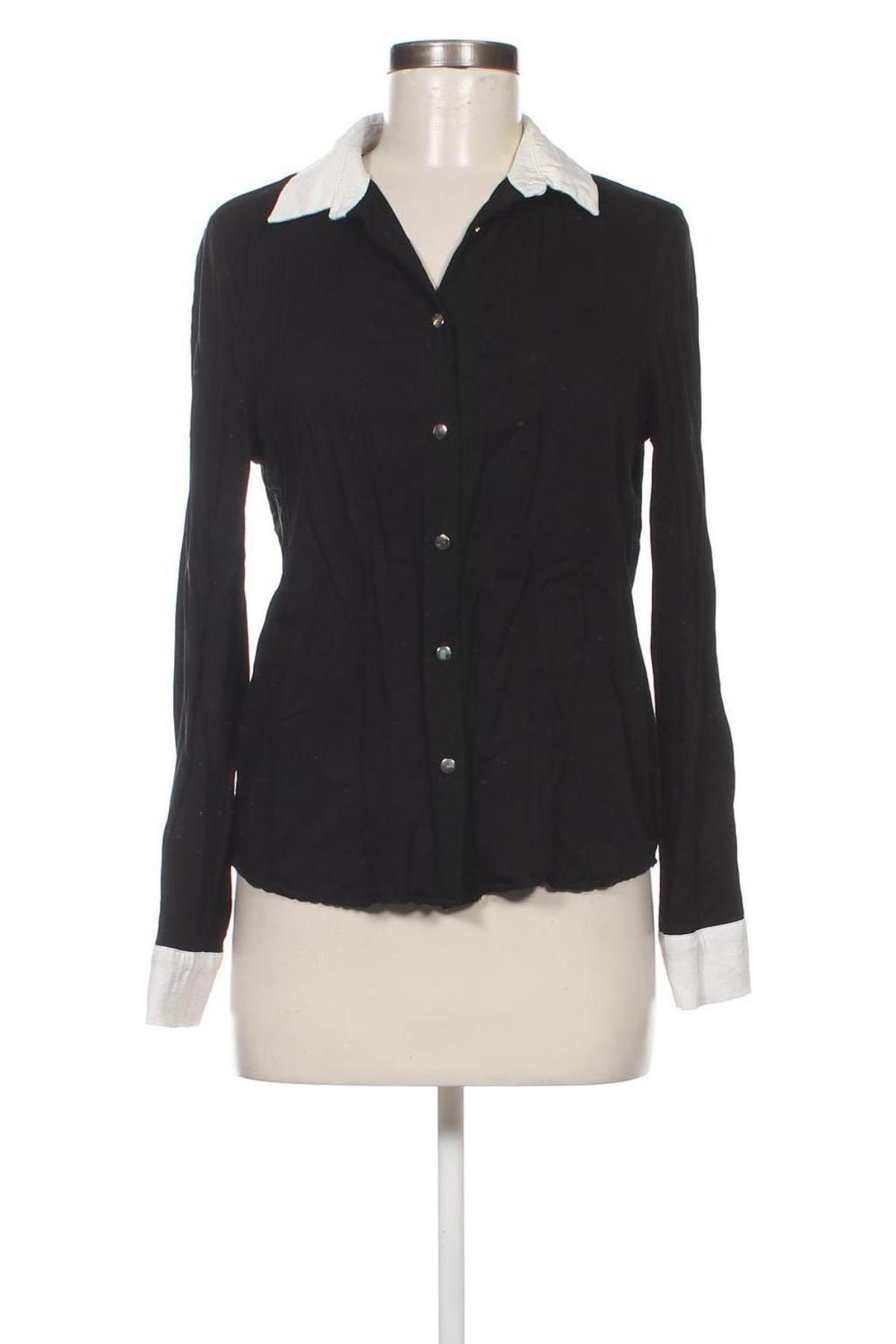 Γυναικείο πουκάμισο Koton, Μέγεθος M, Χρώμα Μαύρο, Τιμή 24,55 €