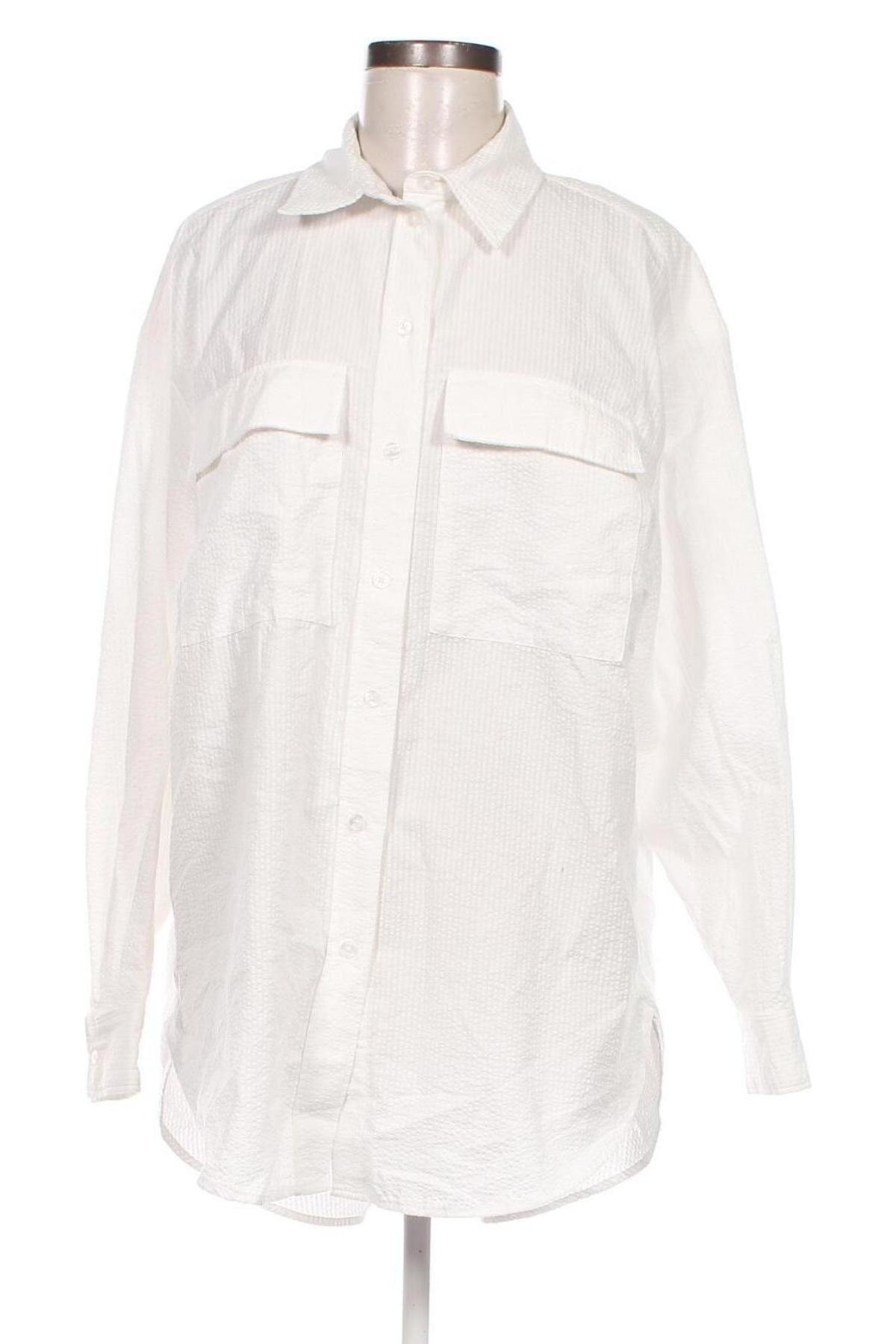 Γυναικείο πουκάμισο LeGer By Lena Gercke X About you, Μέγεθος M, Χρώμα Λευκό, Τιμή 10,78 €