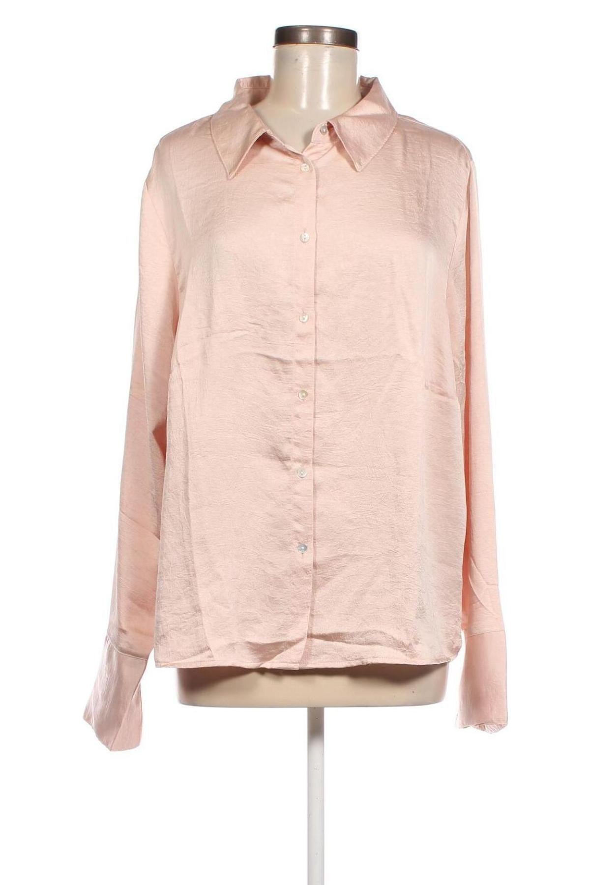 Γυναικείο πουκάμισο Lindex, Μέγεθος XL, Χρώμα  Μπέζ, Τιμή 8,25 €
