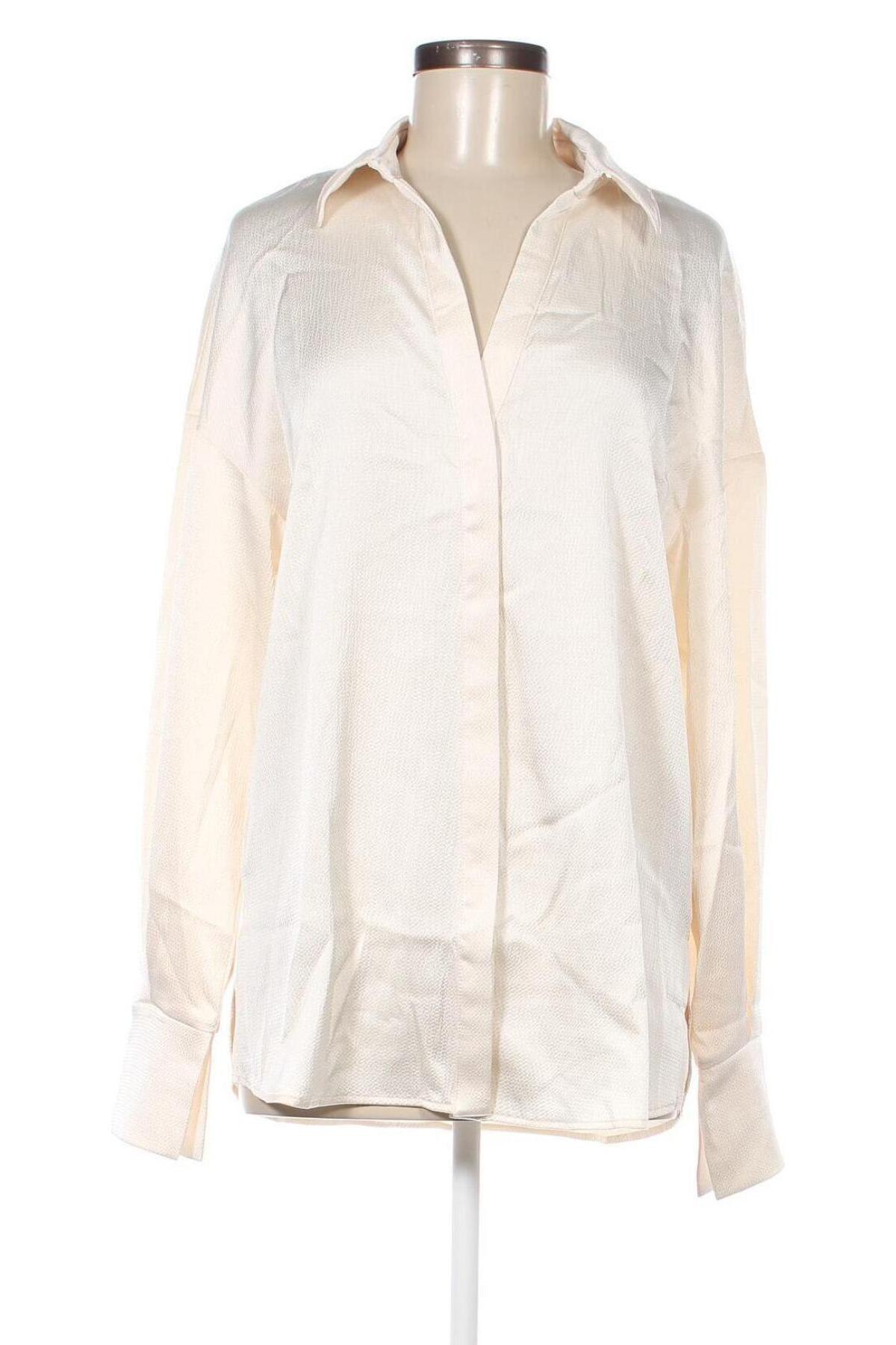 Γυναικείο πουκάμισο Misspap, Μέγεθος M, Χρώμα Εκρού, Τιμή 7,94 €