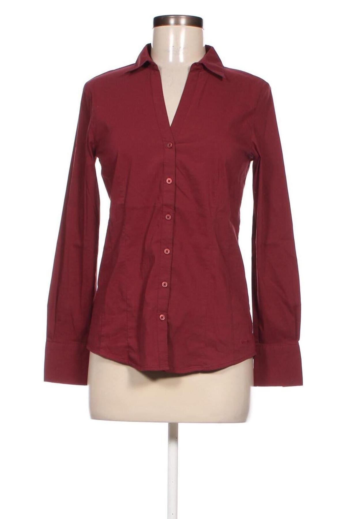 Γυναικείο πουκάμισο More & More, Μέγεθος S, Χρώμα Κόκκινο, Τιμή 17,00 €