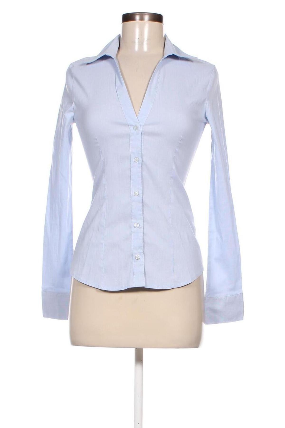 Γυναικείο πουκάμισο Motivi, Μέγεθος S, Χρώμα Μπλέ, Τιμή 16,63 €