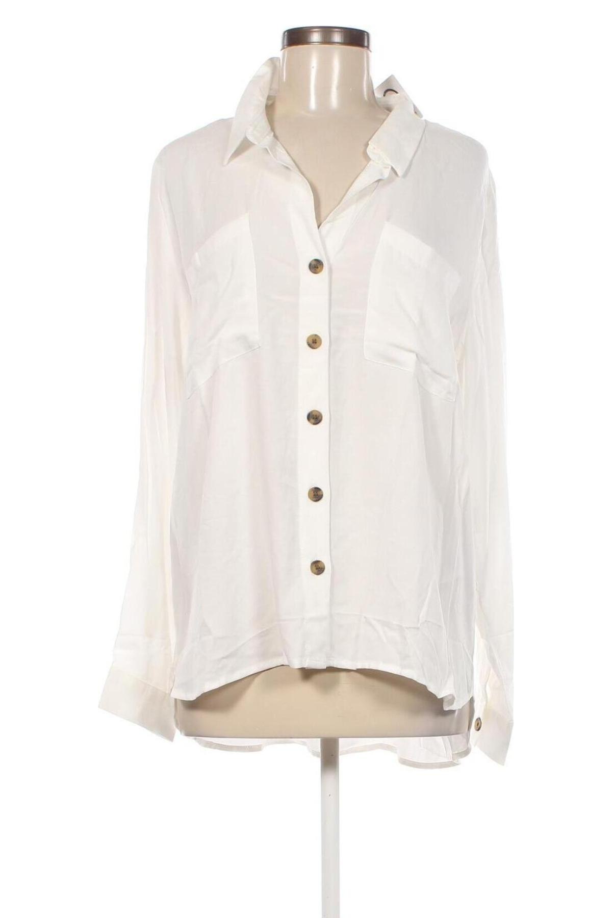 Γυναικείο πουκάμισο ONLY, Μέγεθος XL, Χρώμα Λευκό, Τιμή 13,04 €