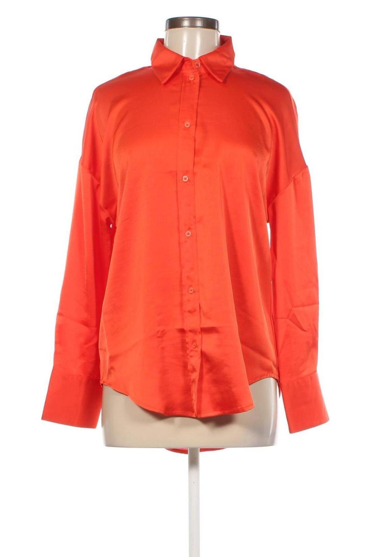 Γυναικείο πουκάμισο ONLY, Μέγεθος S, Χρώμα Πορτοκαλί, Τιμή 4,74 €