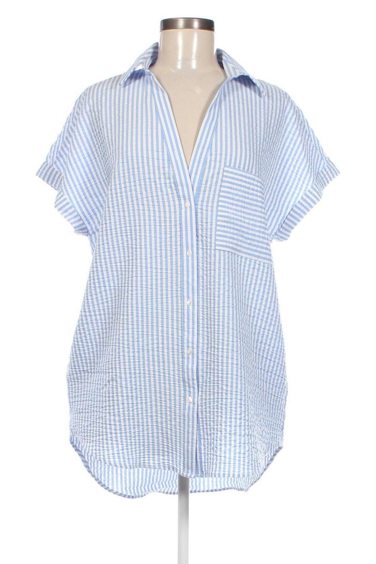 Γυναικείο πουκάμισο ONLY, Μέγεθος S, Χρώμα Μπλέ, Τιμή 23,71 €