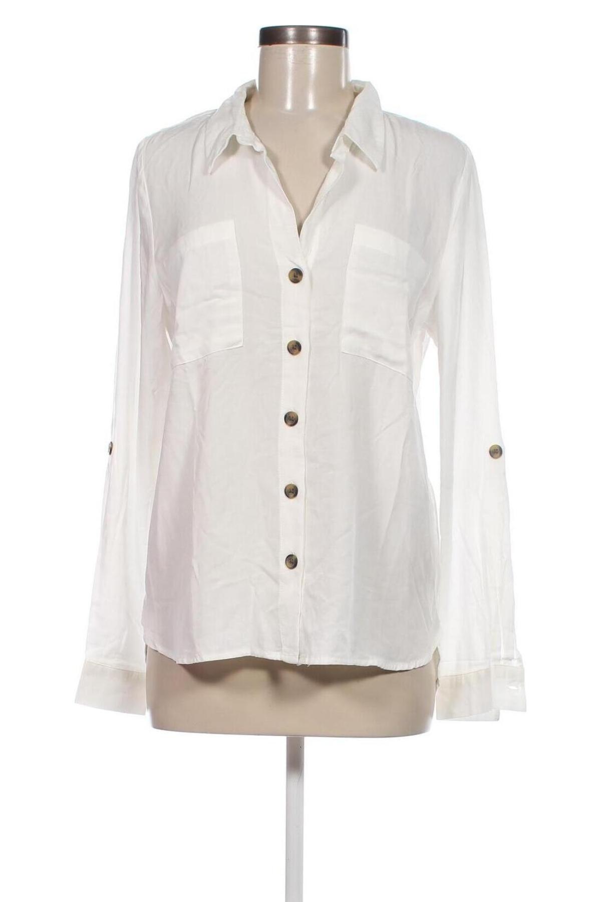 Γυναικείο πουκάμισο ONLY, Μέγεθος M, Χρώμα Λευκό, Τιμή 13,04 €
