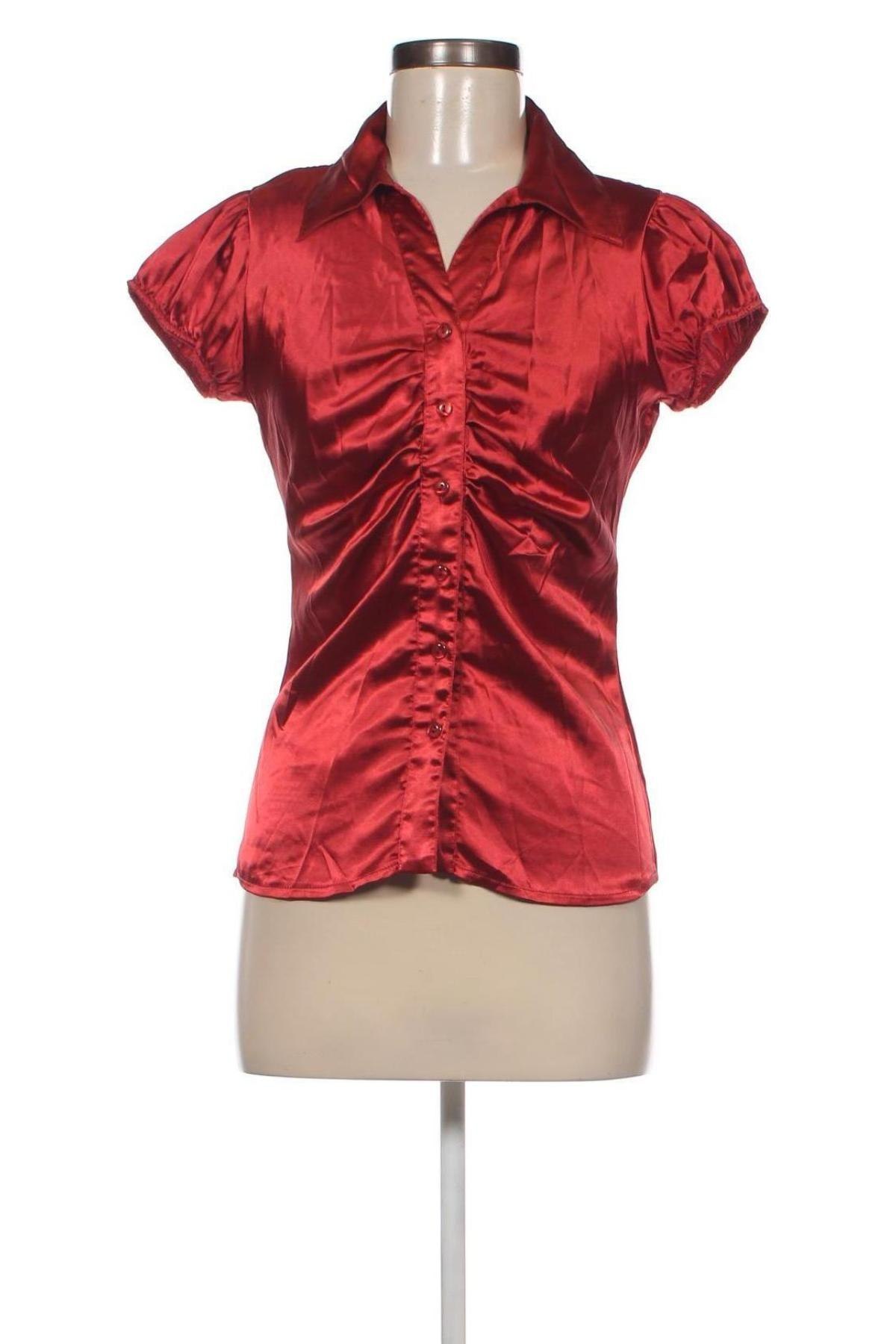 Γυναικείο πουκάμισο Orsay, Μέγεθος M, Χρώμα Κόκκινο, Τιμή 6,47 €