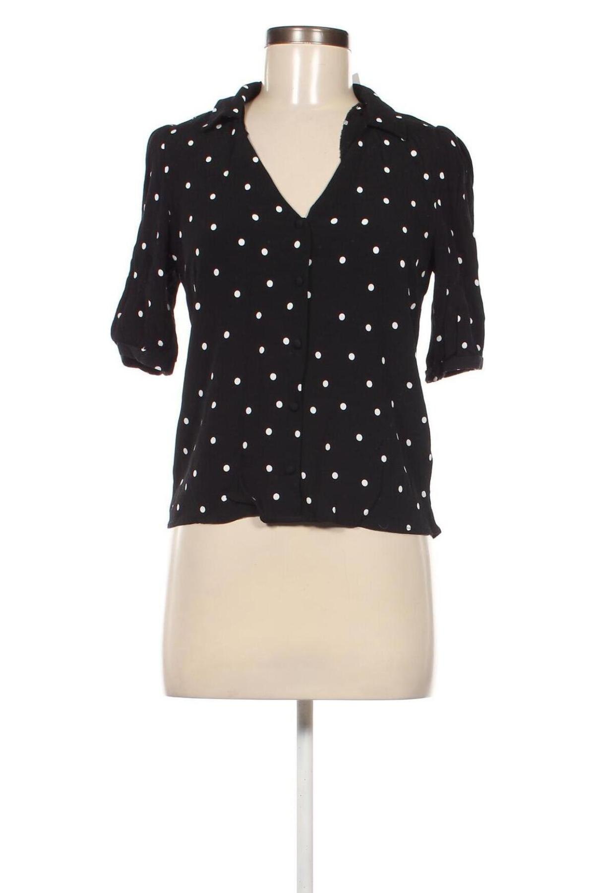 Γυναικείο πουκάμισο Pimkie, Μέγεθος S, Χρώμα Μαύρο, Τιμή 6,93 €