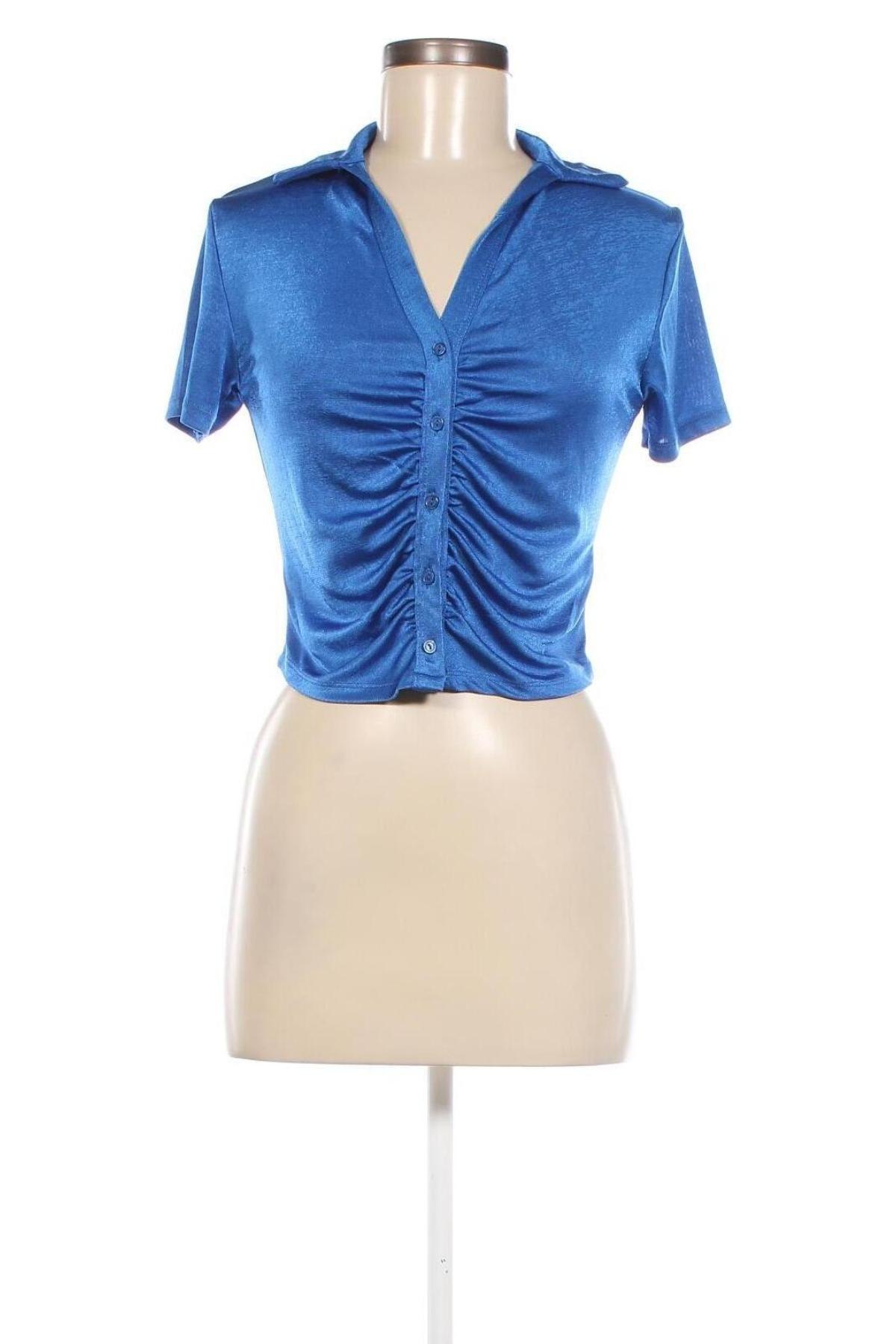 Γυναικείο πουκάμισο Primark, Μέγεθος M, Χρώμα Μπλέ, Τιμή 7,28 €