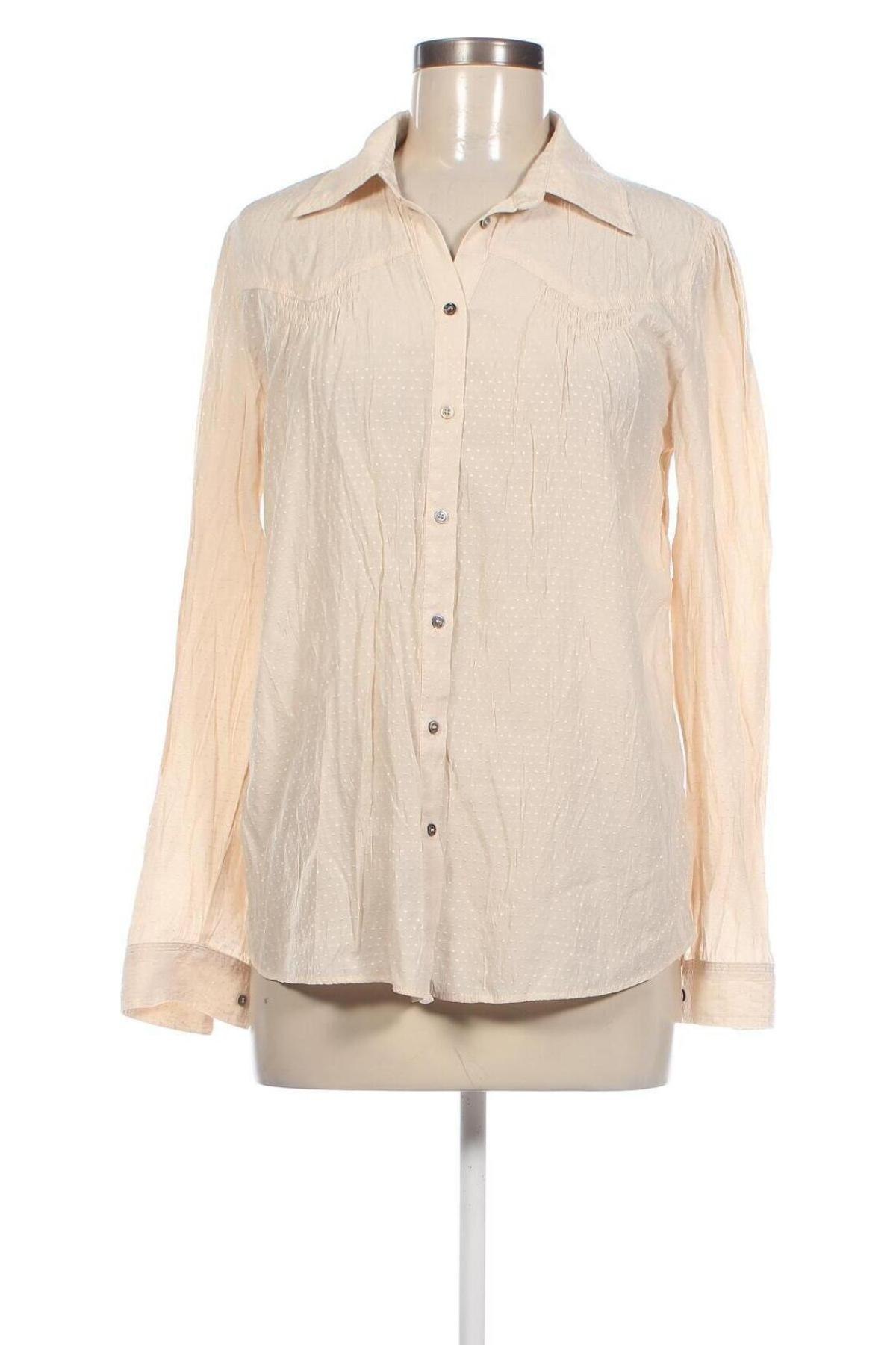 Γυναικείο πουκάμισο Second Female, Μέγεθος M, Χρώμα  Μπέζ, Τιμή 15,37 €