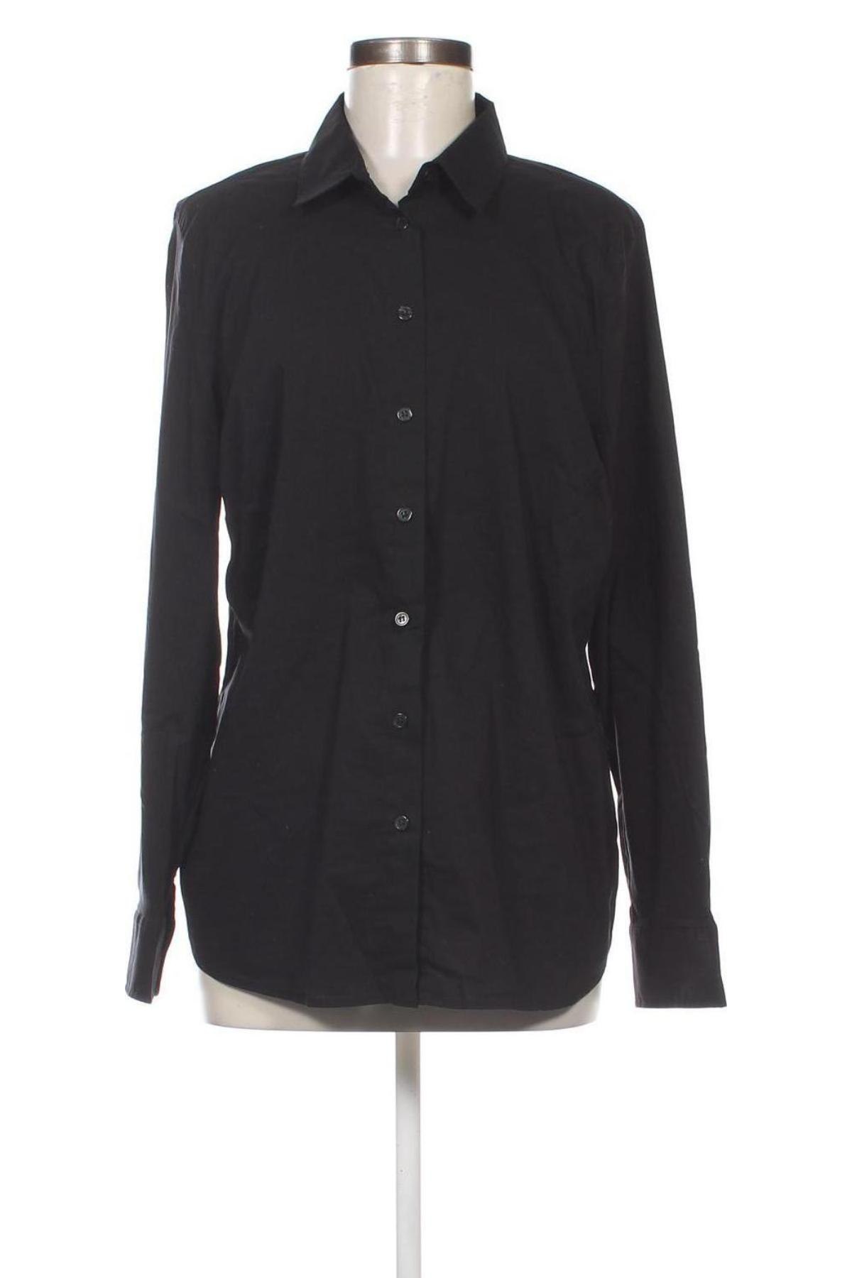 Γυναικείο πουκάμισο Sheego, Μέγεθος XL, Χρώμα Μαύρο, Τιμή 15,88 €