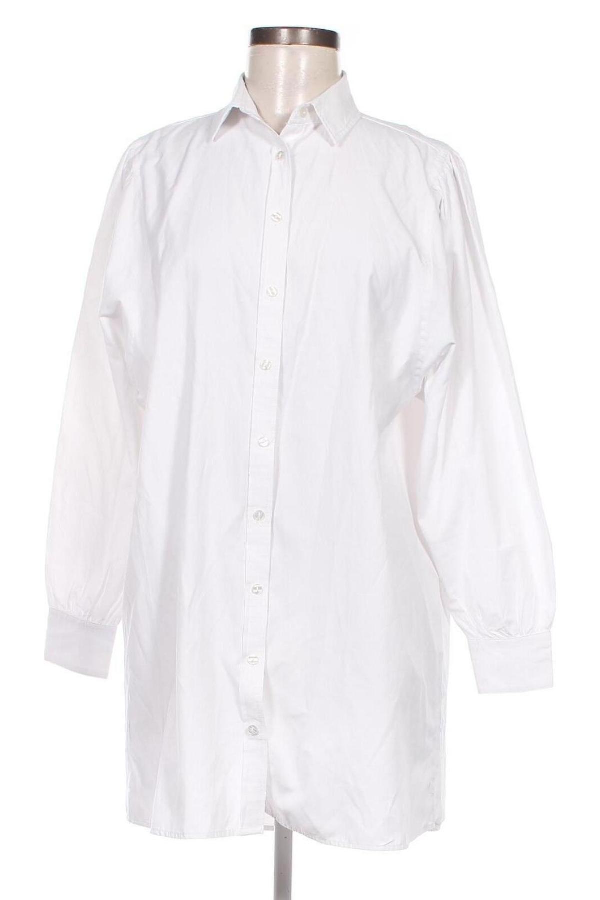 Γυναικείο πουκάμισο Stradivarius, Μέγεθος S, Χρώμα Λευκό, Τιμή 7,41 €