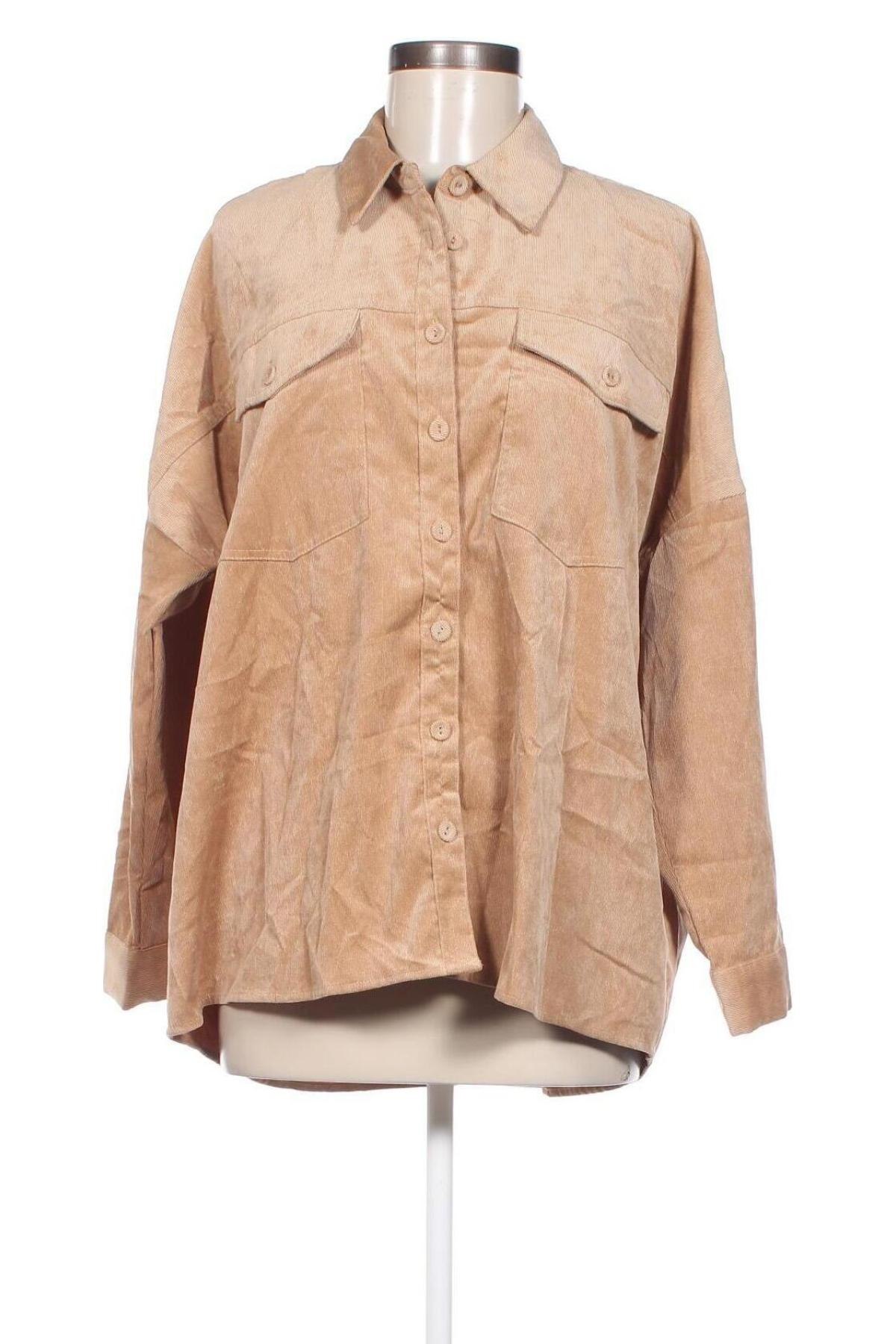 Damenbluse Stradivarius, Größe L, Farbe Beige, Preis € 6,96