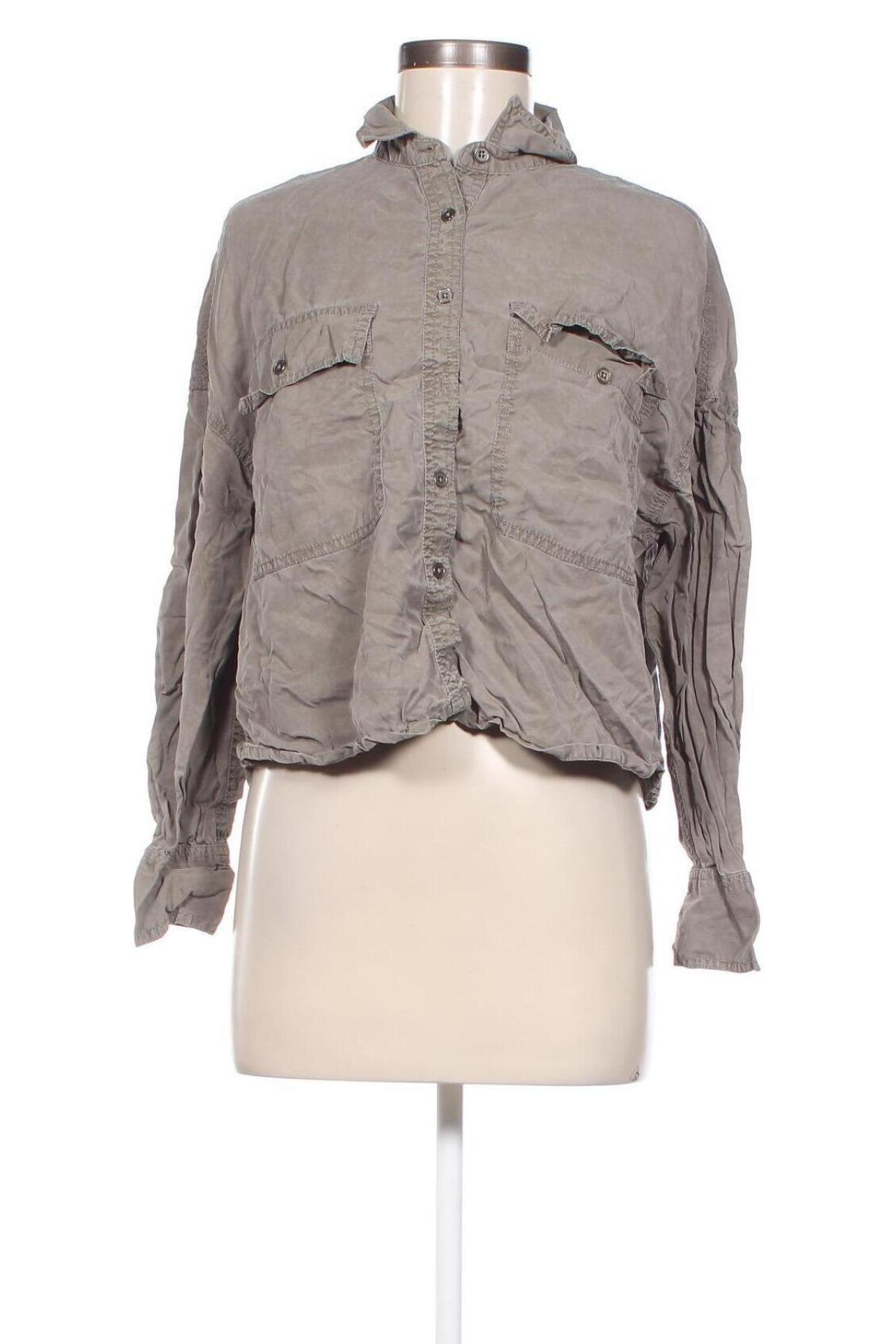 Damenbluse Superdry, Größe M, Farbe Grau, Preis 8,99 €