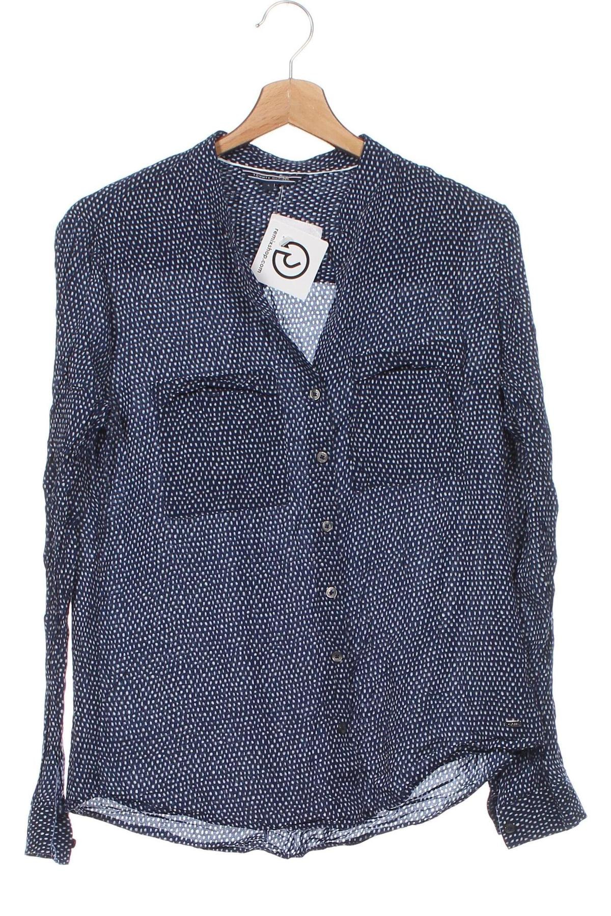 Damenbluse Tommy Hilfiger, Größe S, Farbe Blau, Preis 26,81 €