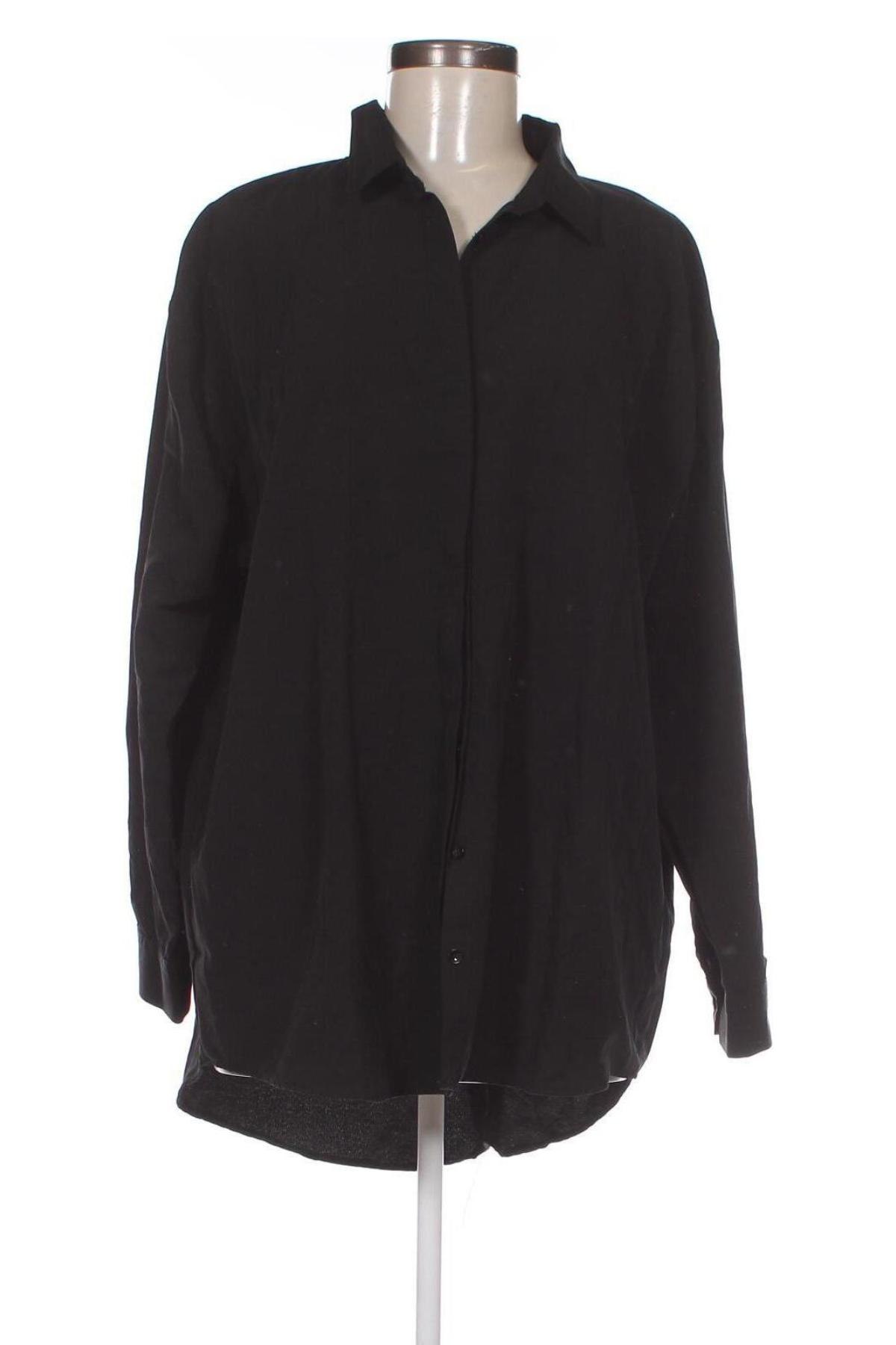 Γυναικείο πουκάμισο Trendyol, Μέγεθος L, Χρώμα Μαύρο, Τιμή 6,75 €