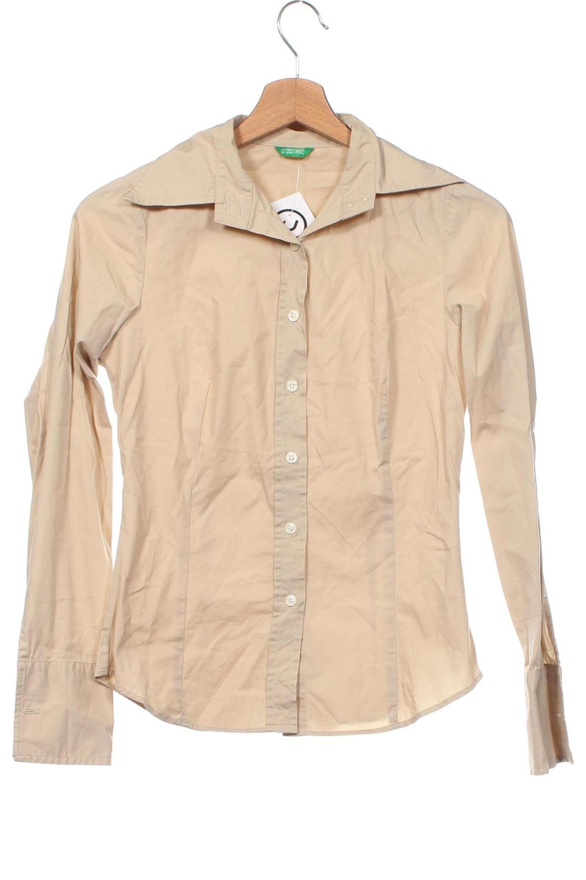 Damenbluse United Colors Of Benetton, Größe XS, Farbe Beige, Preis € 3,99