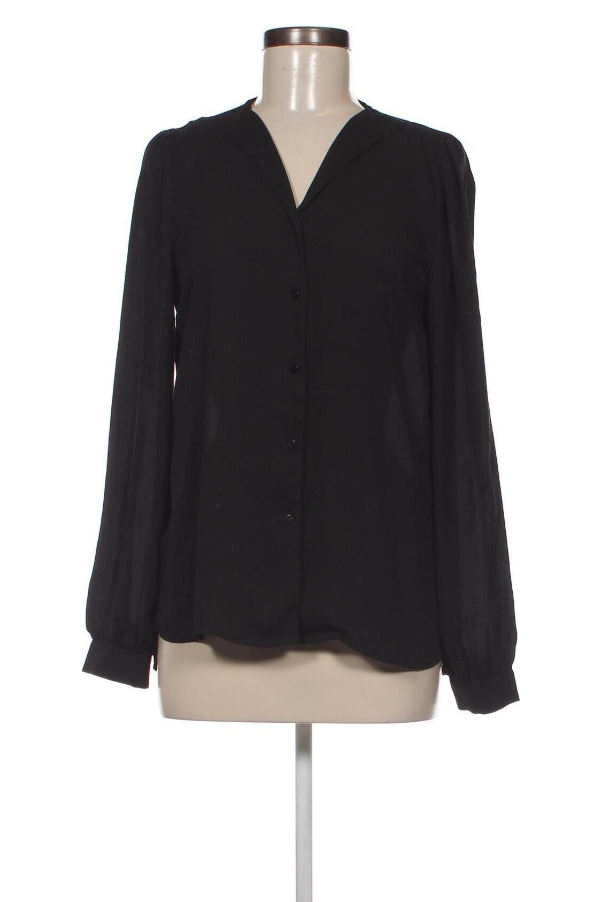 Γυναικείο πουκάμισο Vero Moda, Μέγεθος M, Χρώμα Μαύρο, Τιμή 2,47 €