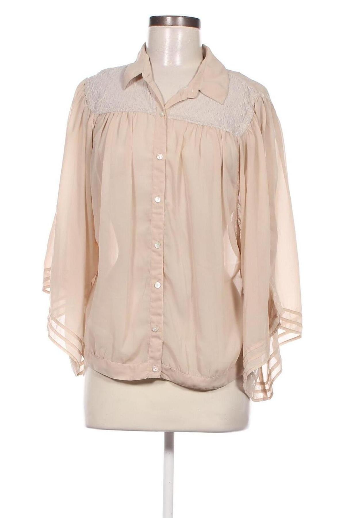 Damenbluse Vero Moda, Größe M, Farbe Beige, Preis € 10,23