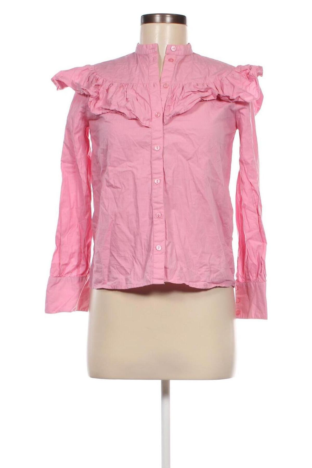 Γυναικείο πουκάμισο Vero Moda, Μέγεθος XXS, Χρώμα Ρόζ , Τιμή 4,91 €
