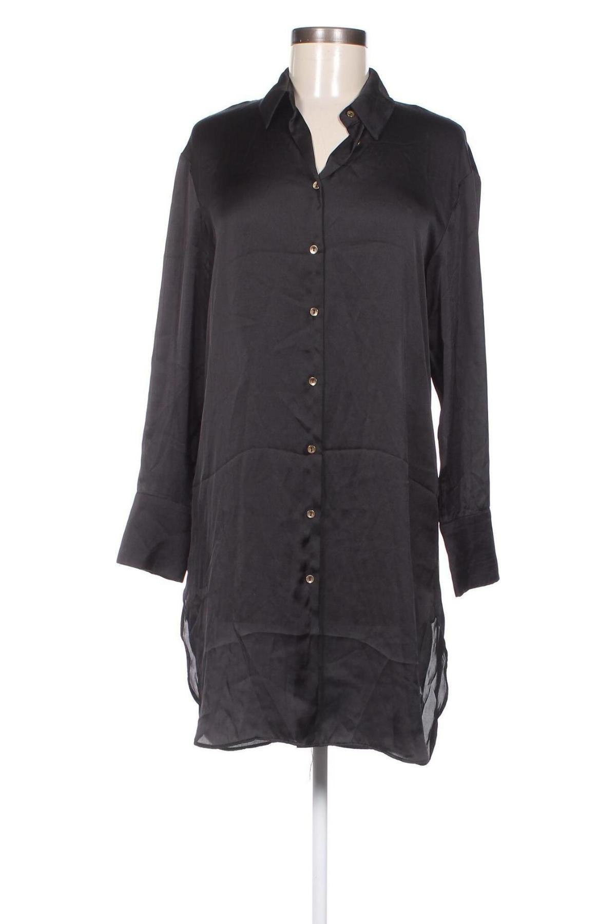 Γυναικείο πουκάμισο Zara, Μέγεθος XS, Χρώμα Μαύρο, Τιμή 16,70 €