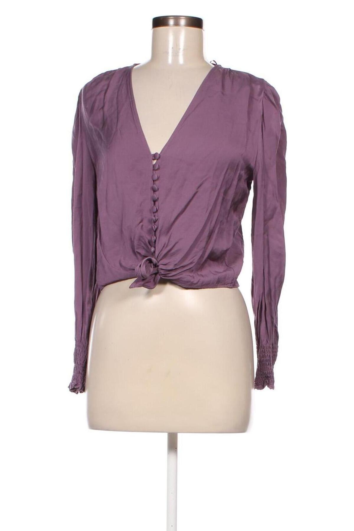 Γυναικείο πουκάμισο Zara, Μέγεθος S, Χρώμα Βιολετί, Τιμή 7,47 €