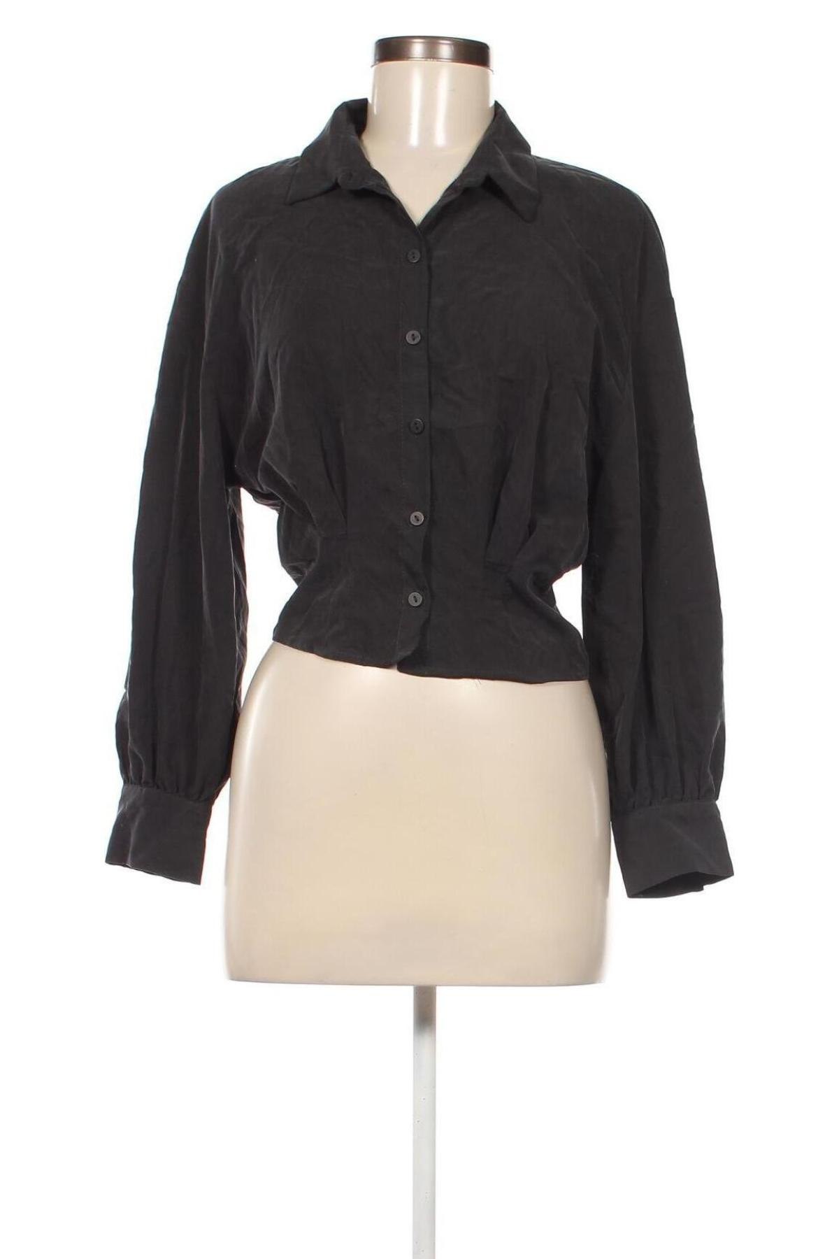 Дамска риза Zara Trafaluc, Размер XS, Цвят Сив, Цена 48,91 лв.