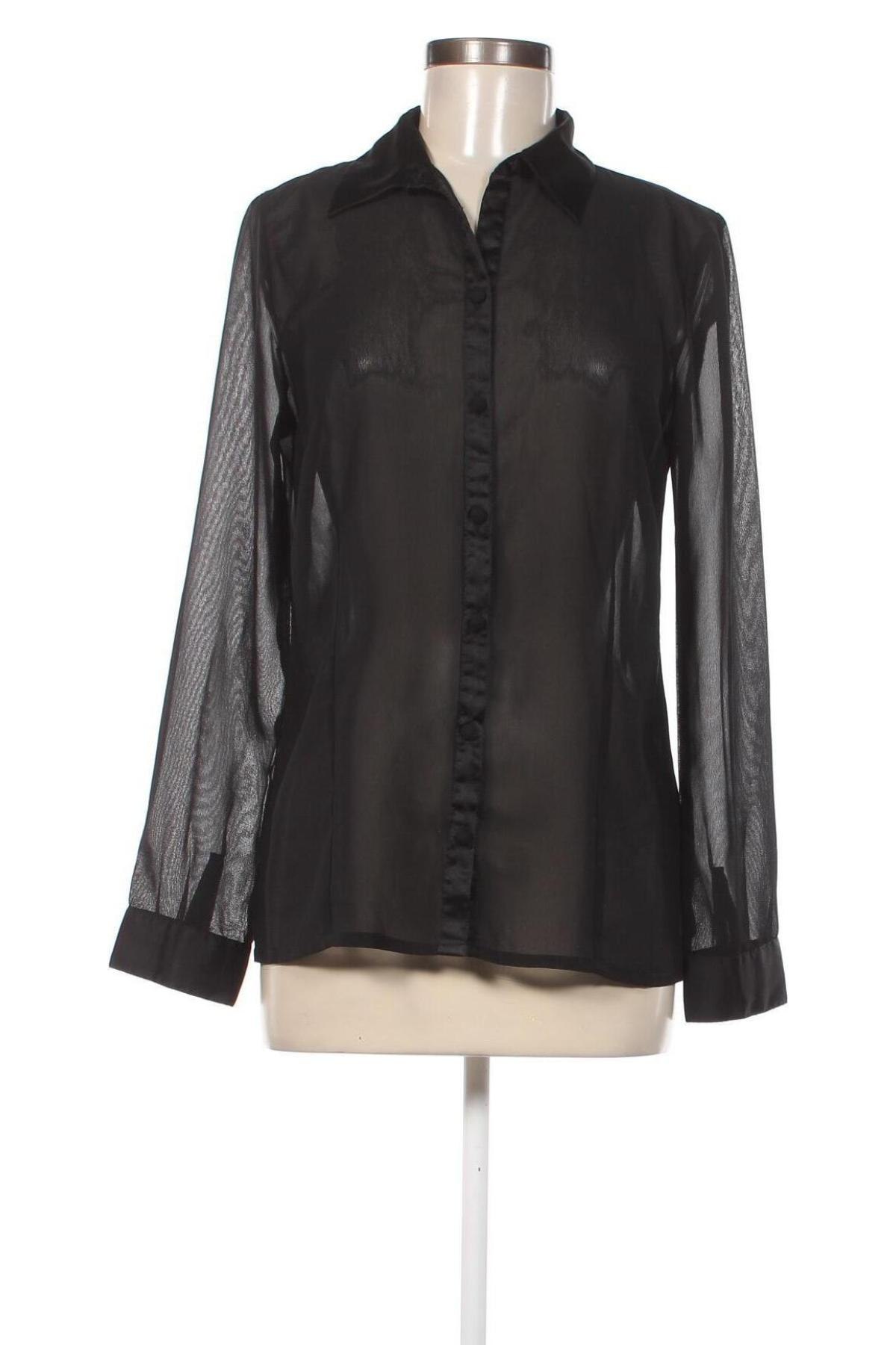 Γυναικείο πουκάμισο Ze-Ze, Μέγεθος S, Χρώμα Μαύρο, Τιμή 3,40 €