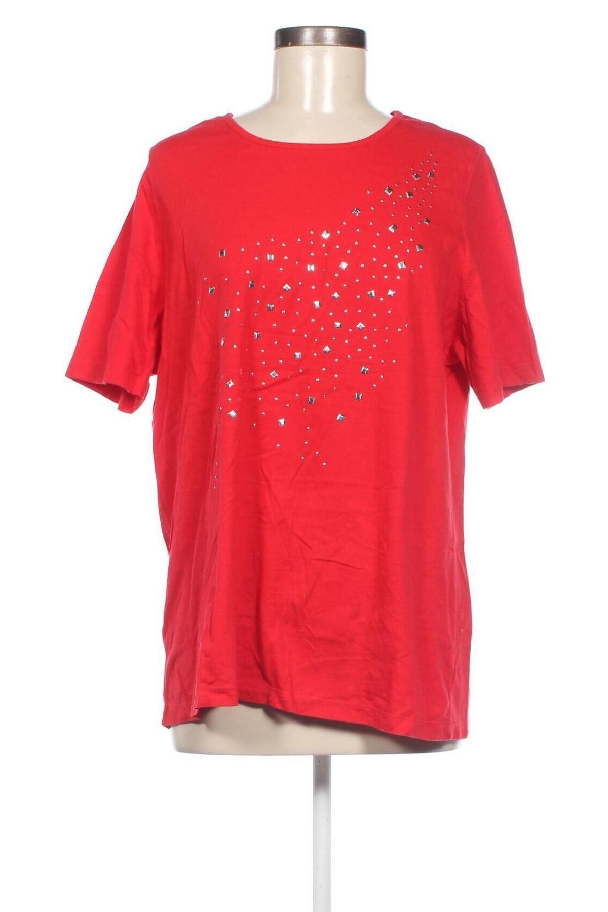 Дамска тениска, Размер XL, Цвят Червен, Цена 13,00 лв.