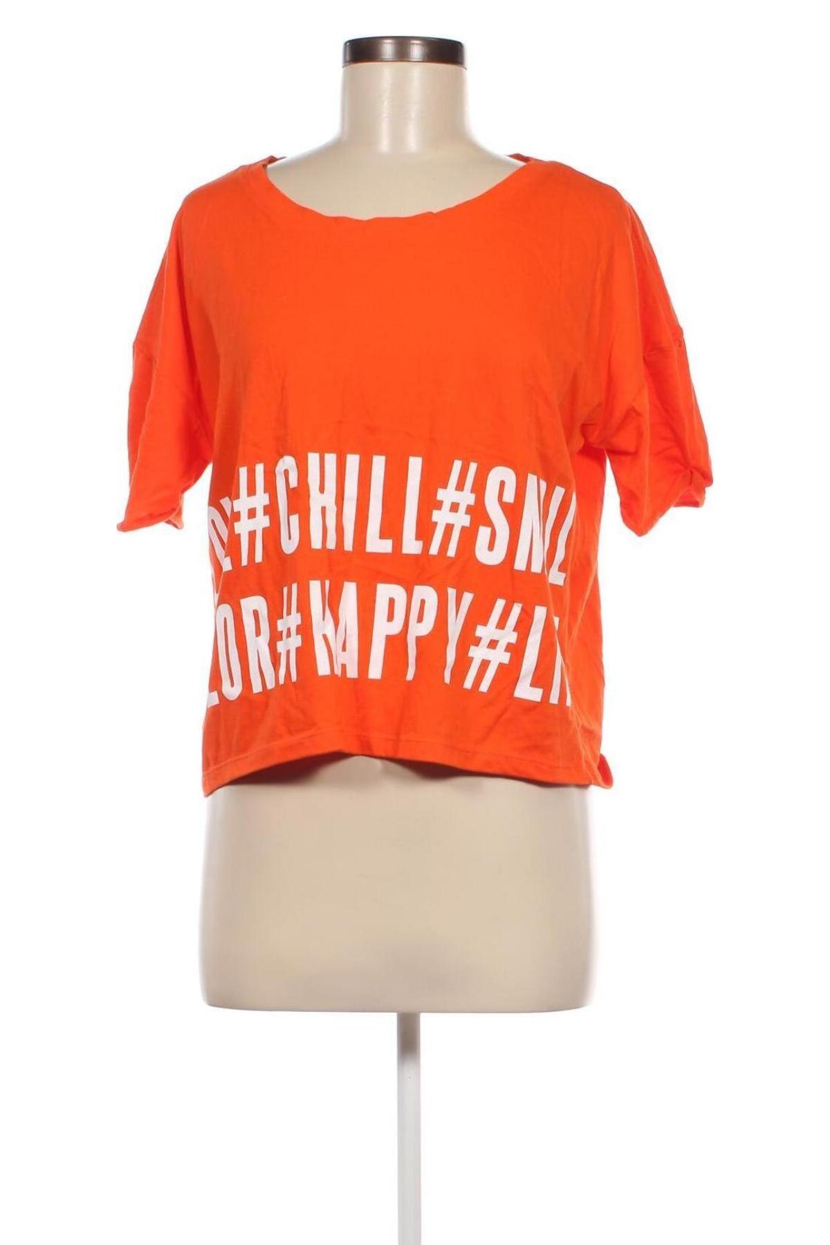 Damen T-Shirt Cache Cache, Größe L, Farbe Orange, Preis € 10,74