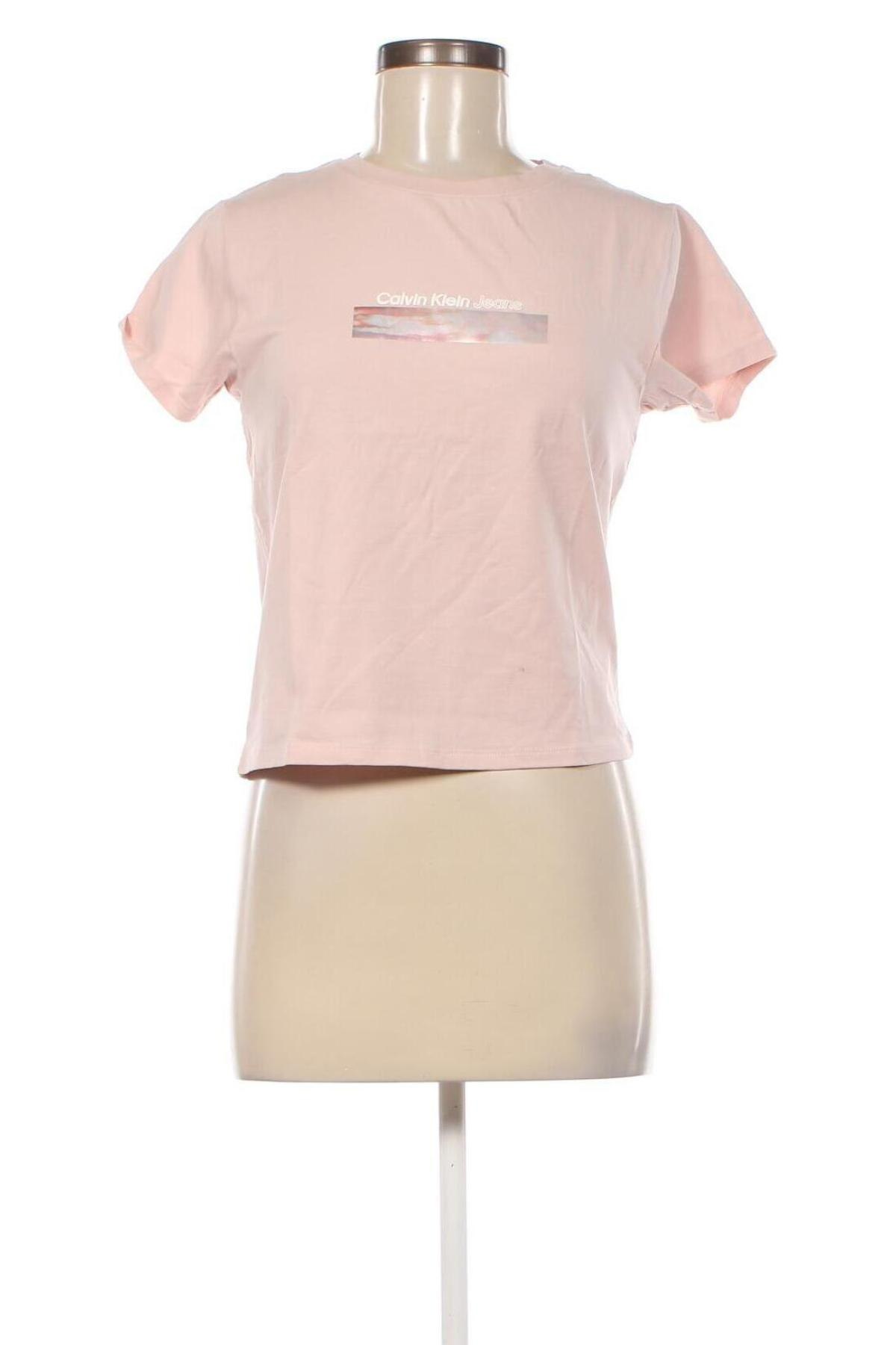 Tricou de femei Calvin Klein, Mărime L, Culoare Roz, Preț 189,97 Lei