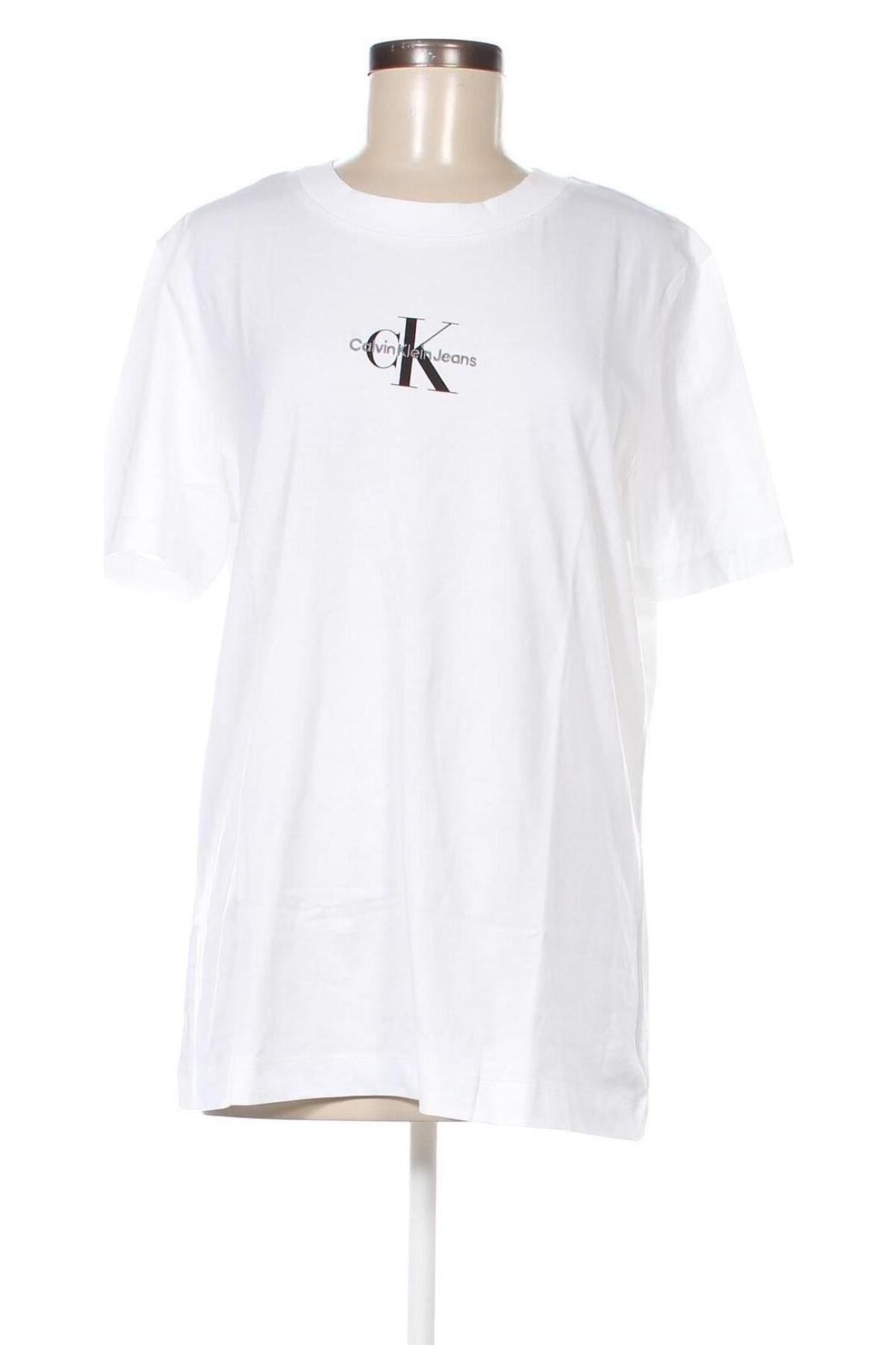 Γυναικείο t-shirt Calvin Klein Jeans, Μέγεθος 3XL, Χρώμα Λευκό, Τιμή 39,69 €