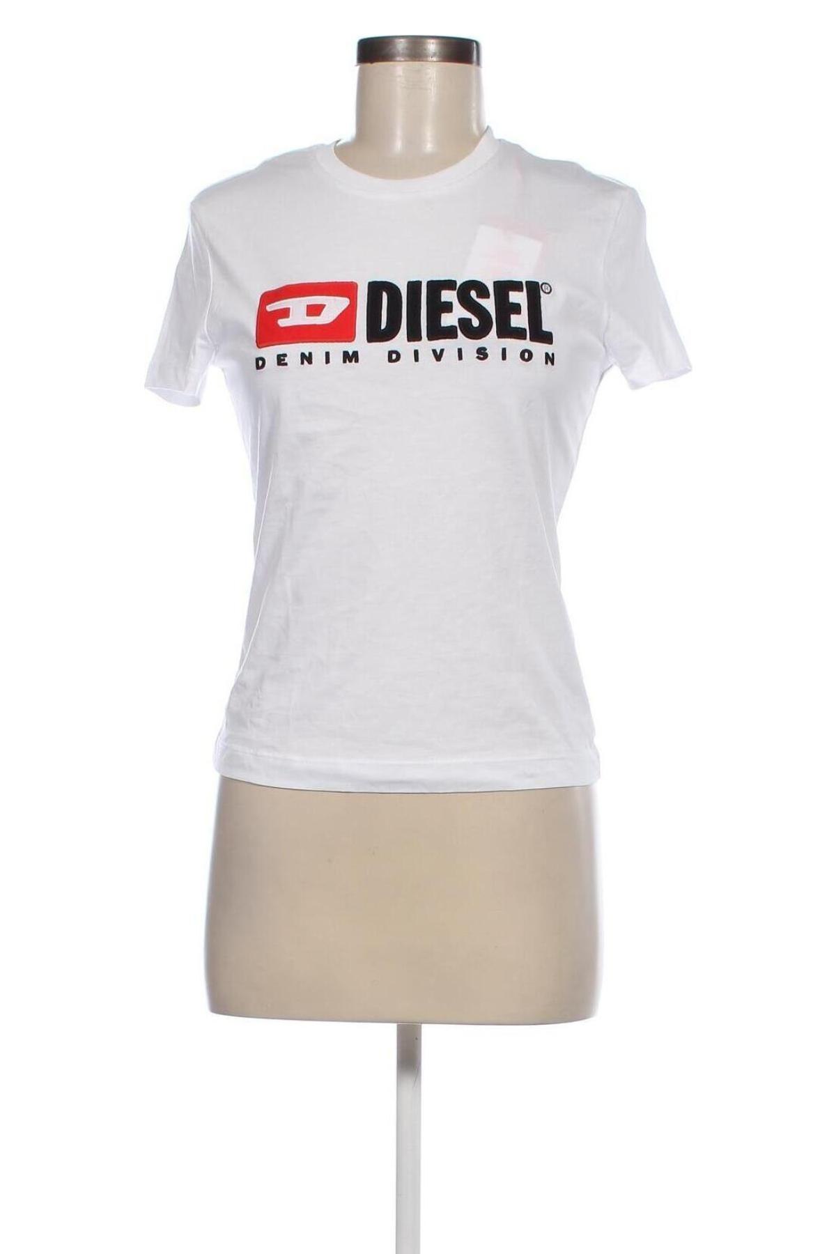 Damski T-shirt Diesel, Rozmiar S, Kolor Biały, Cena 389,16 zł