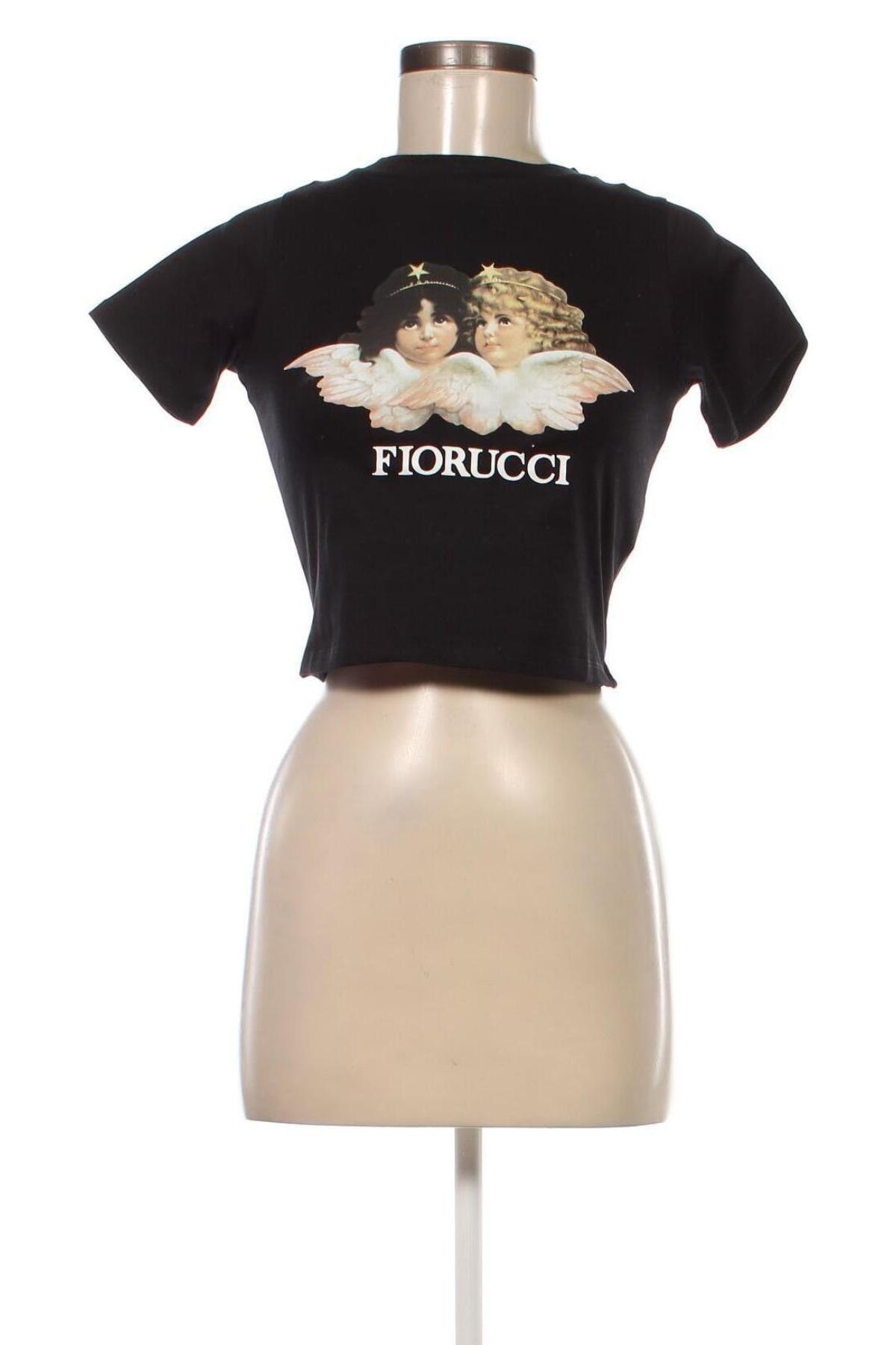 Damski T-shirt Fiorucci, Rozmiar M, Kolor Czarny, Cena 165,26 zł