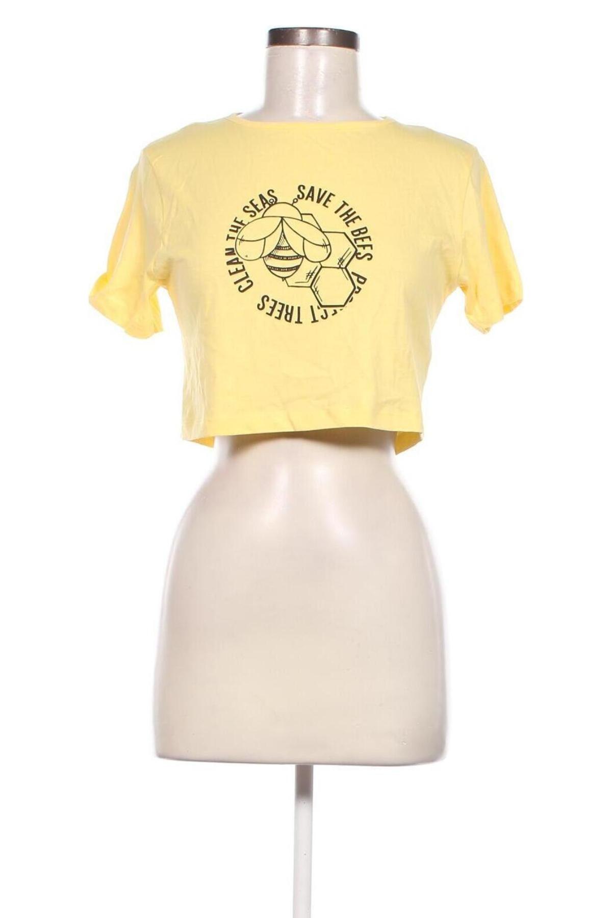 Дамска тениска Fisherfield, Размер M, Цвят Жълт, Цена 8,21 лв.