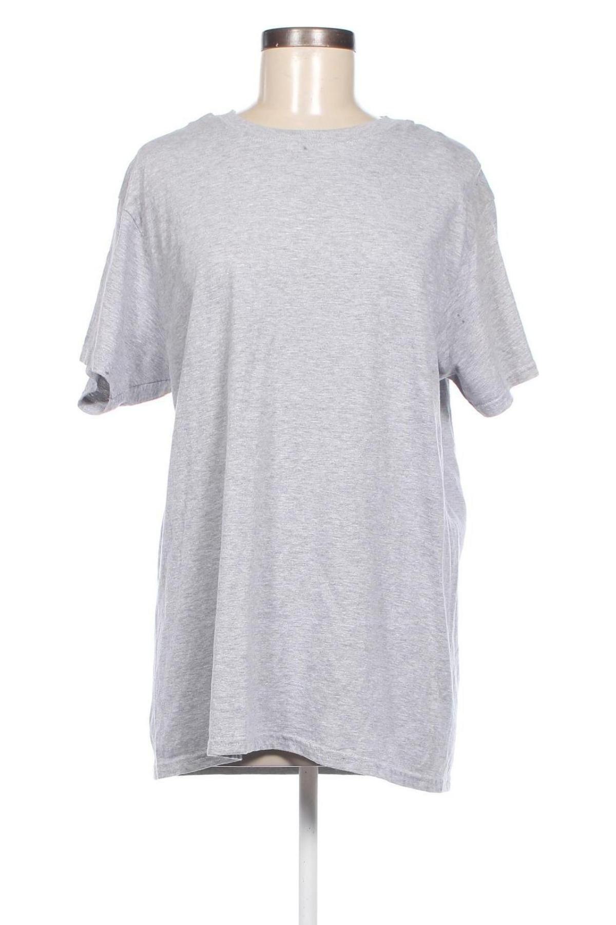 Γυναικείο t-shirt Gildan, Μέγεθος L, Χρώμα Γκρί, Τιμή 6,43 €