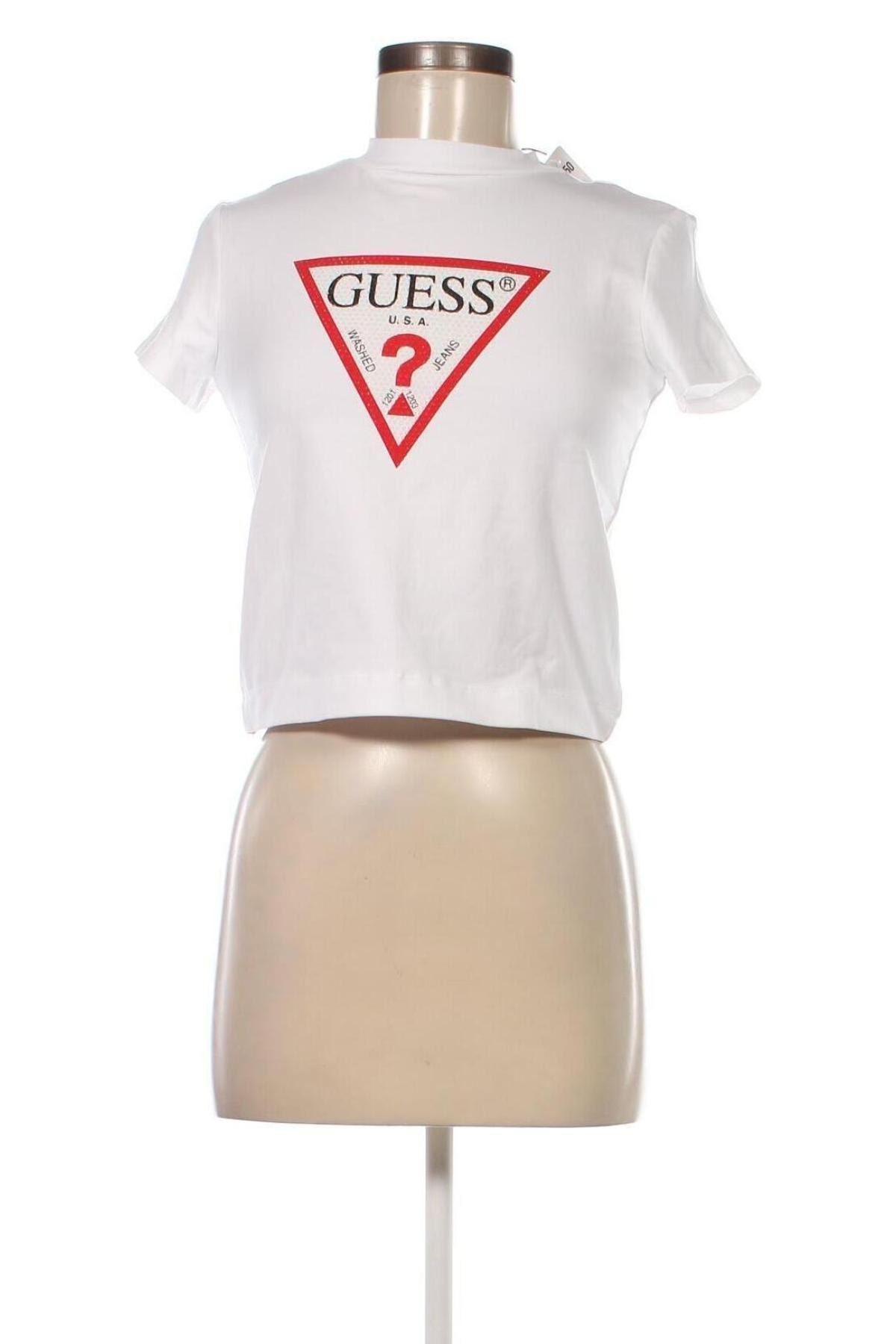 Damen T-Shirt Guess, Größe M, Farbe Weiß, Preis € 37,11