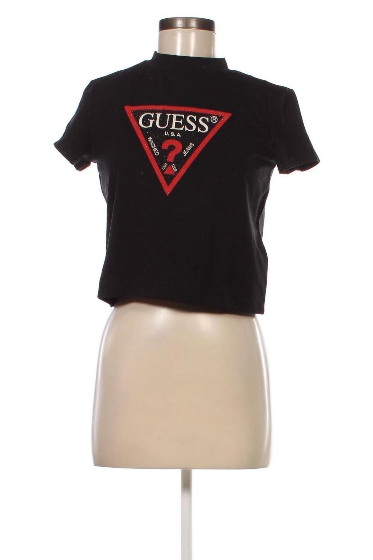 Tricou de femei Guess, Mărime L, Culoare Negru, Preț 236,84 Lei