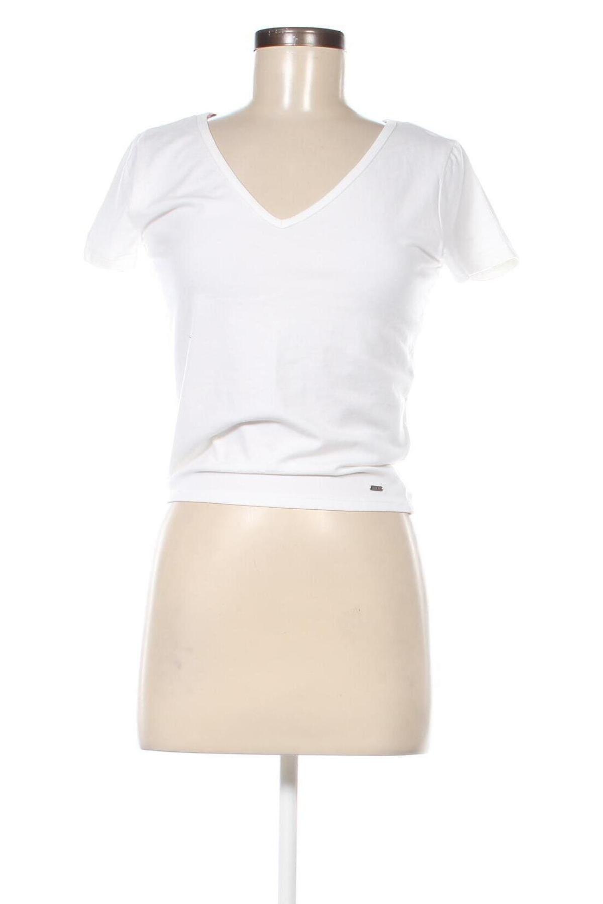 Damen T-Shirt Hollister, Größe M, Farbe Weiß, Preis 18,56 €