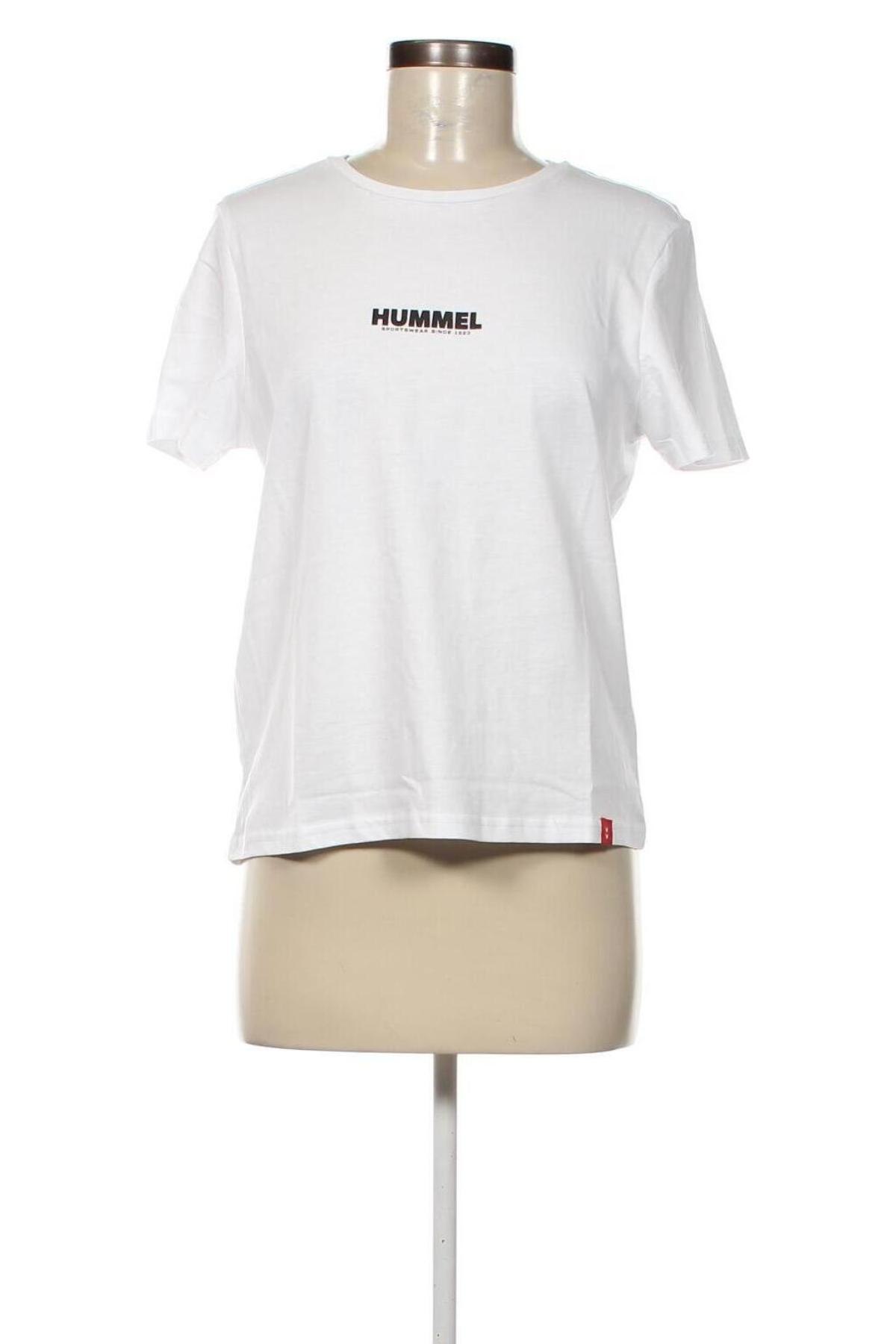 Дамска тениска Hummel, Размер S, Цвят Бял, Цена 36,00 лв.