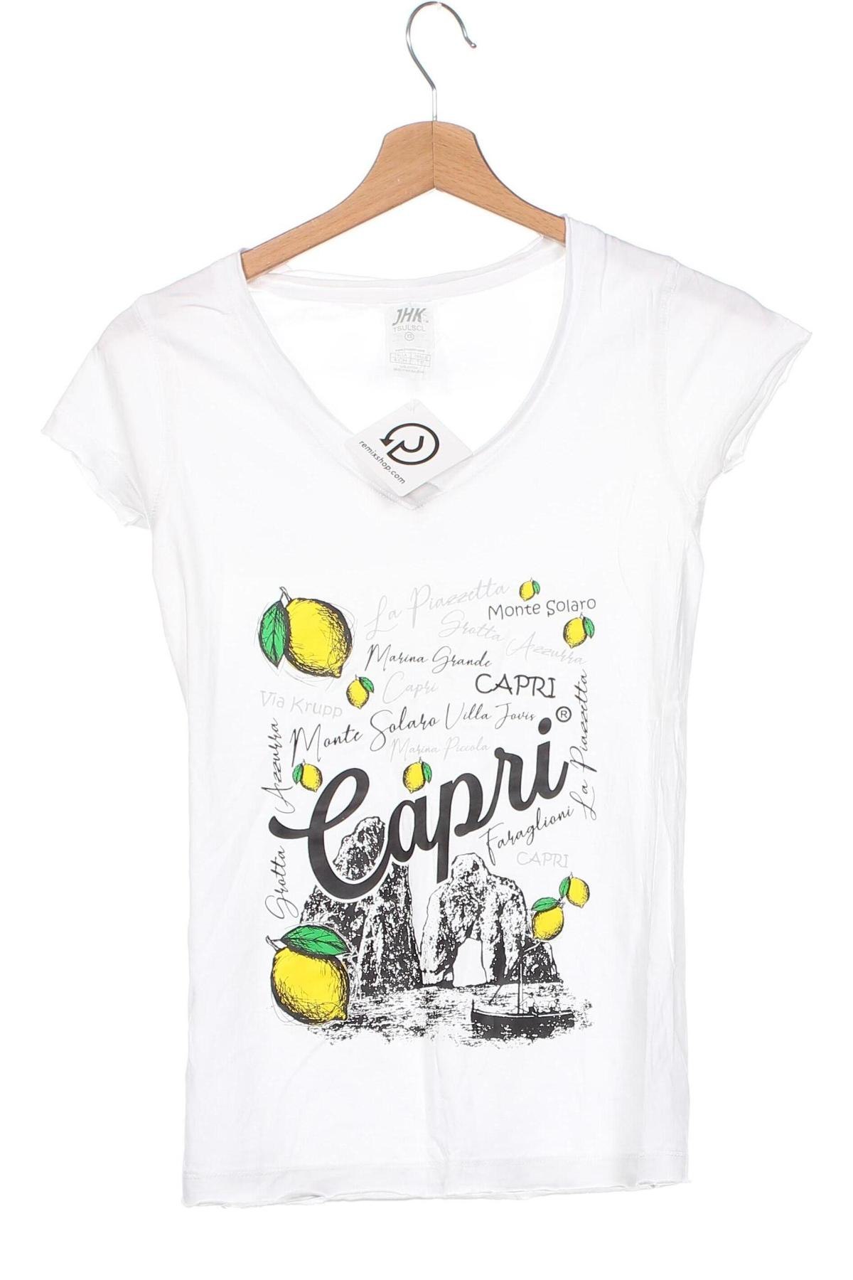 Damen T-Shirt Jhk, Größe XS, Farbe Weiß, Preis 9,72 €