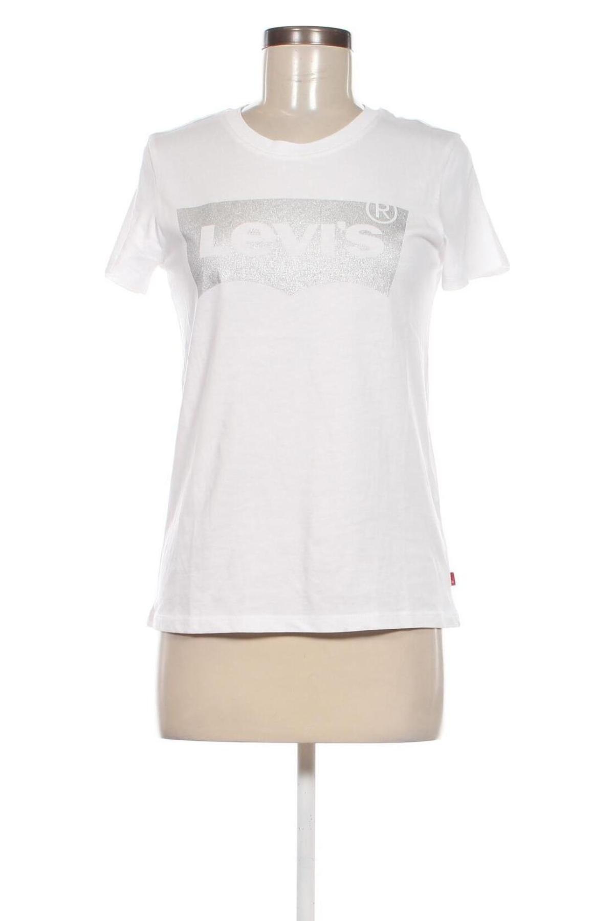Дамска тениска Levi's, Размер XS, Цвят Бял, Цена 40,30 лв.