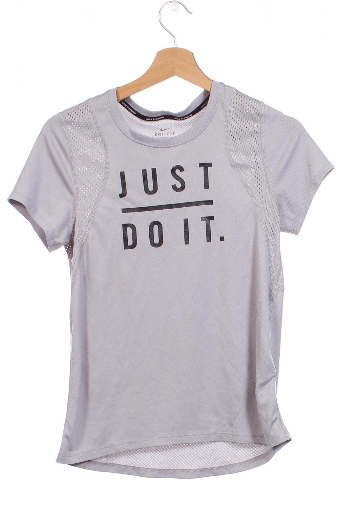 Damen T-Shirt Nike, Größe XS, Farbe Grau, Preis 13,81 €