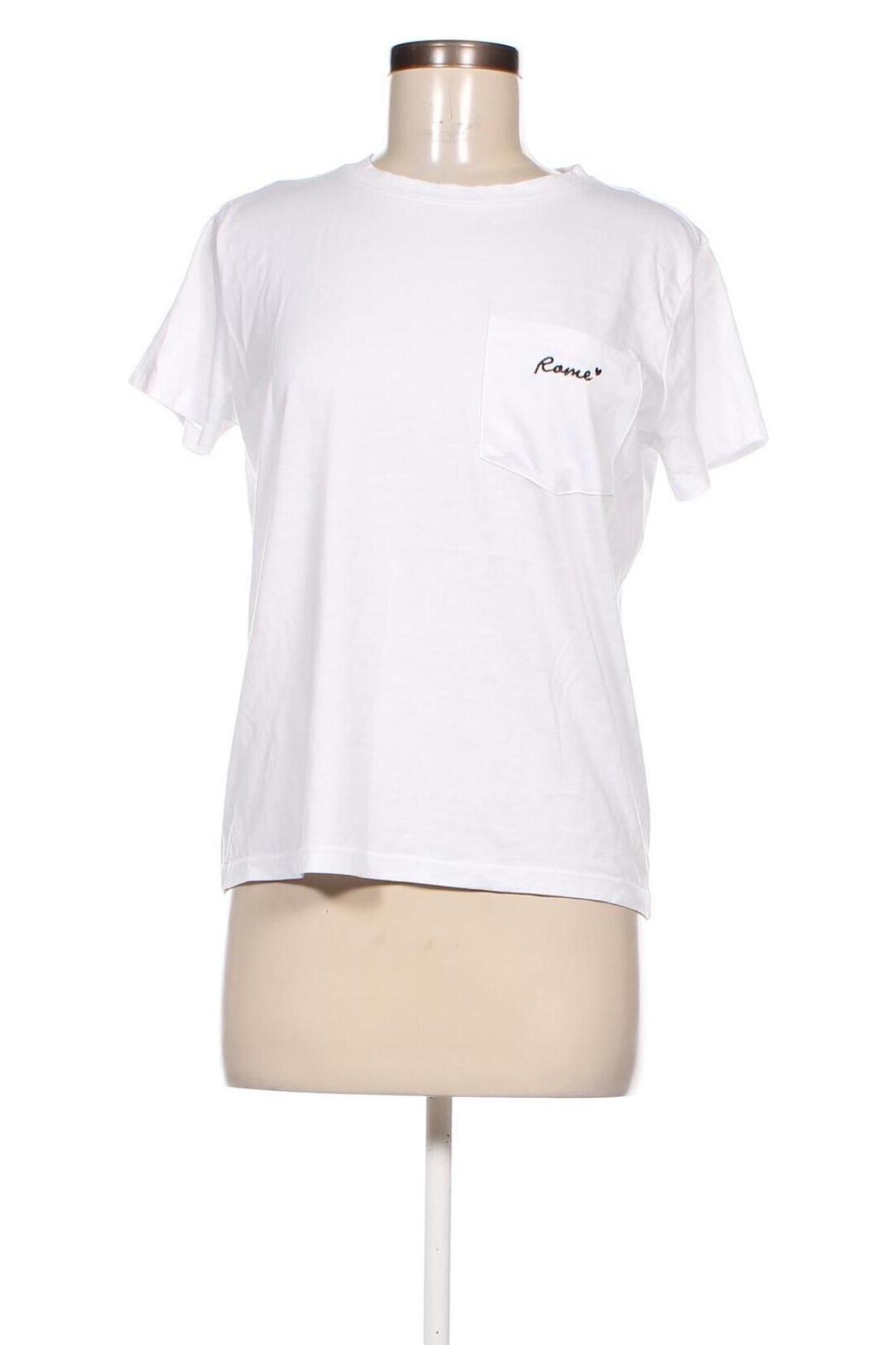 Damen T-Shirt Sinsay, Größe S, Farbe Weiß, Preis 6,62 €