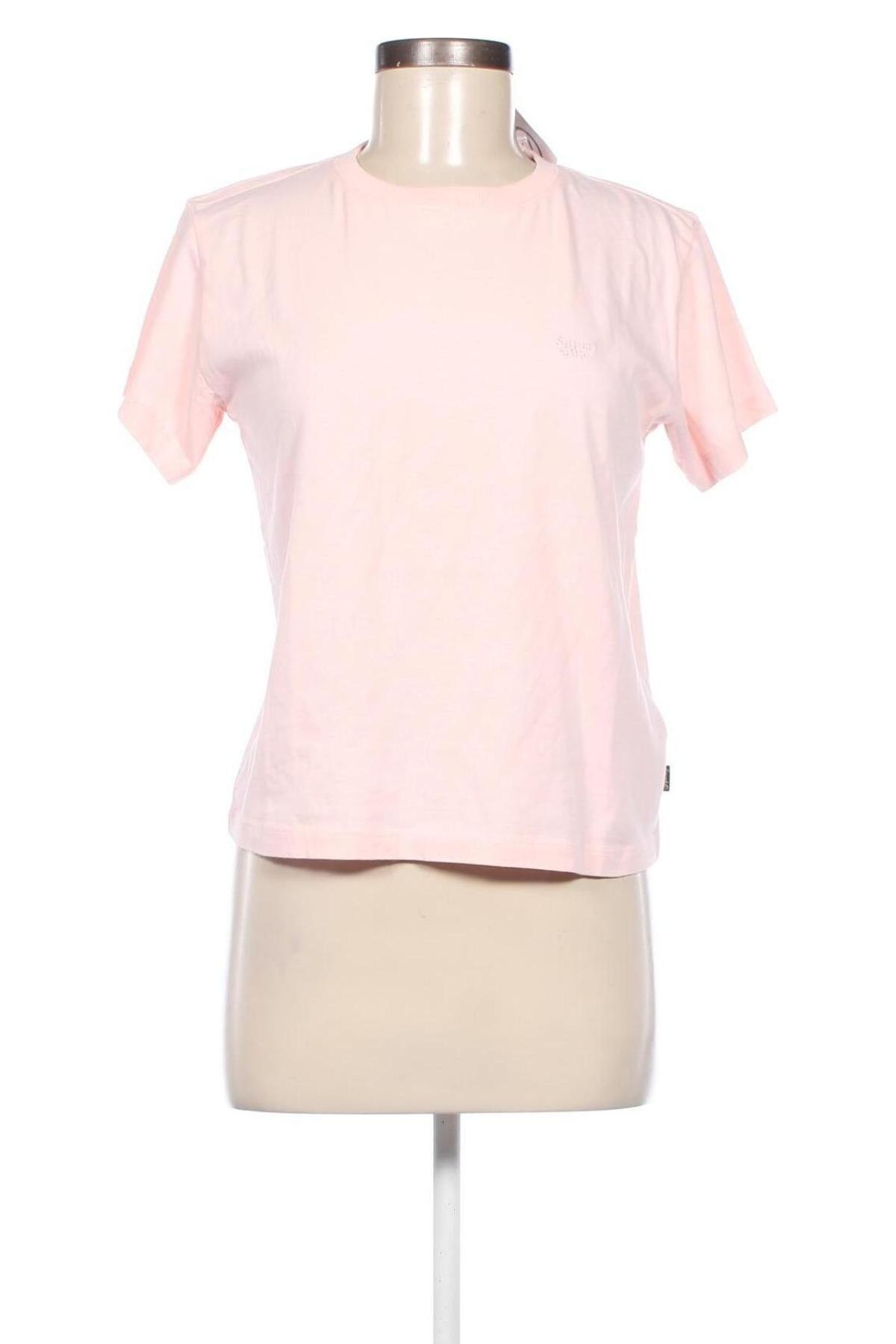 Damen T-Shirt Superdry, Größe M, Farbe Rosa, Preis 16,50 €