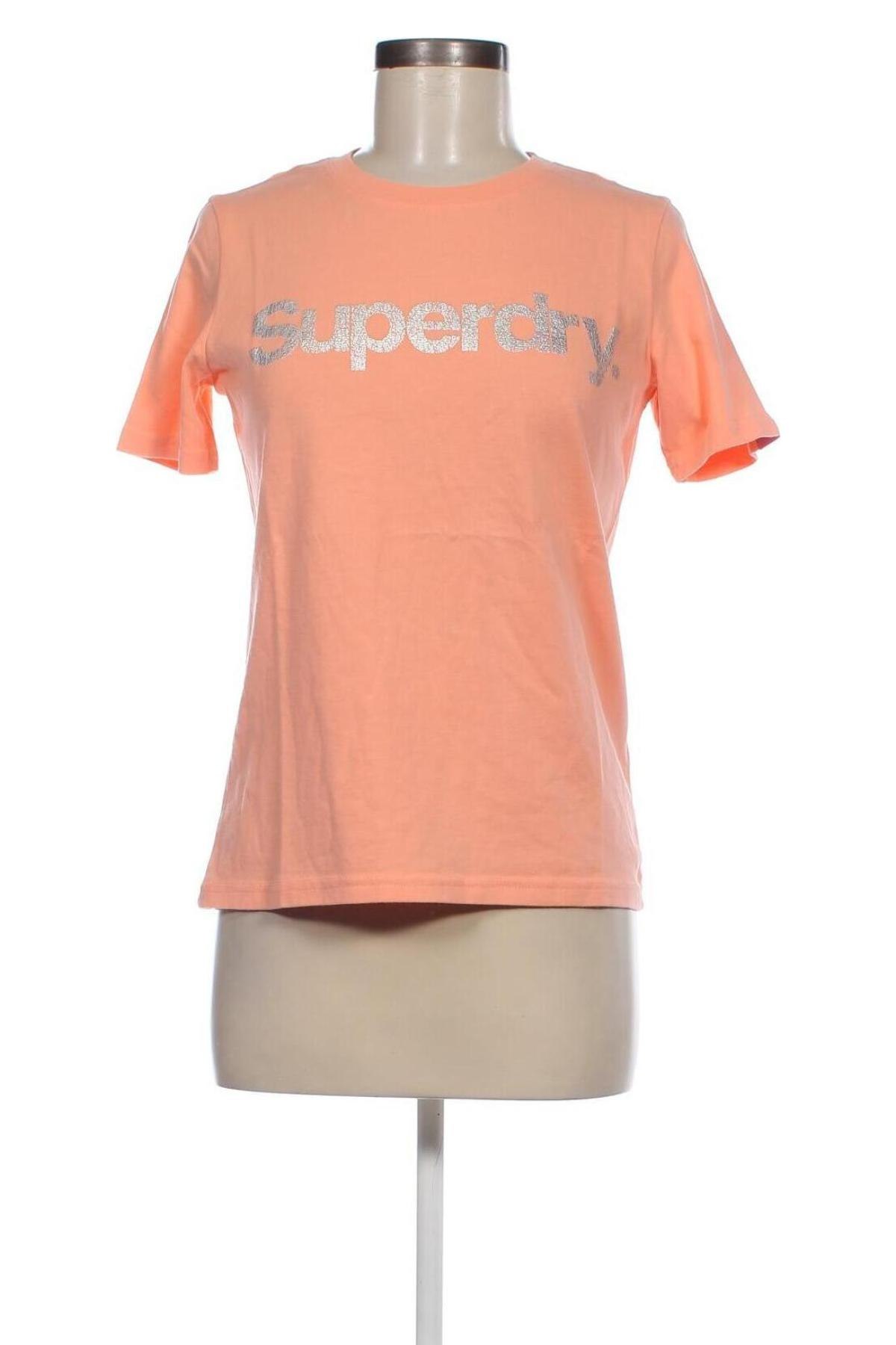 Damski T-shirt Superdry, Rozmiar S, Kolor Pomarańczowy, Cena 106,62 zł