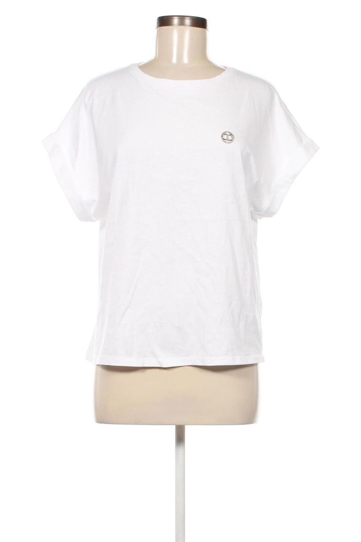 Γυναικείο t-shirt TWINSET, Μέγεθος M, Χρώμα Λευκό, Τιμή 56,75 €