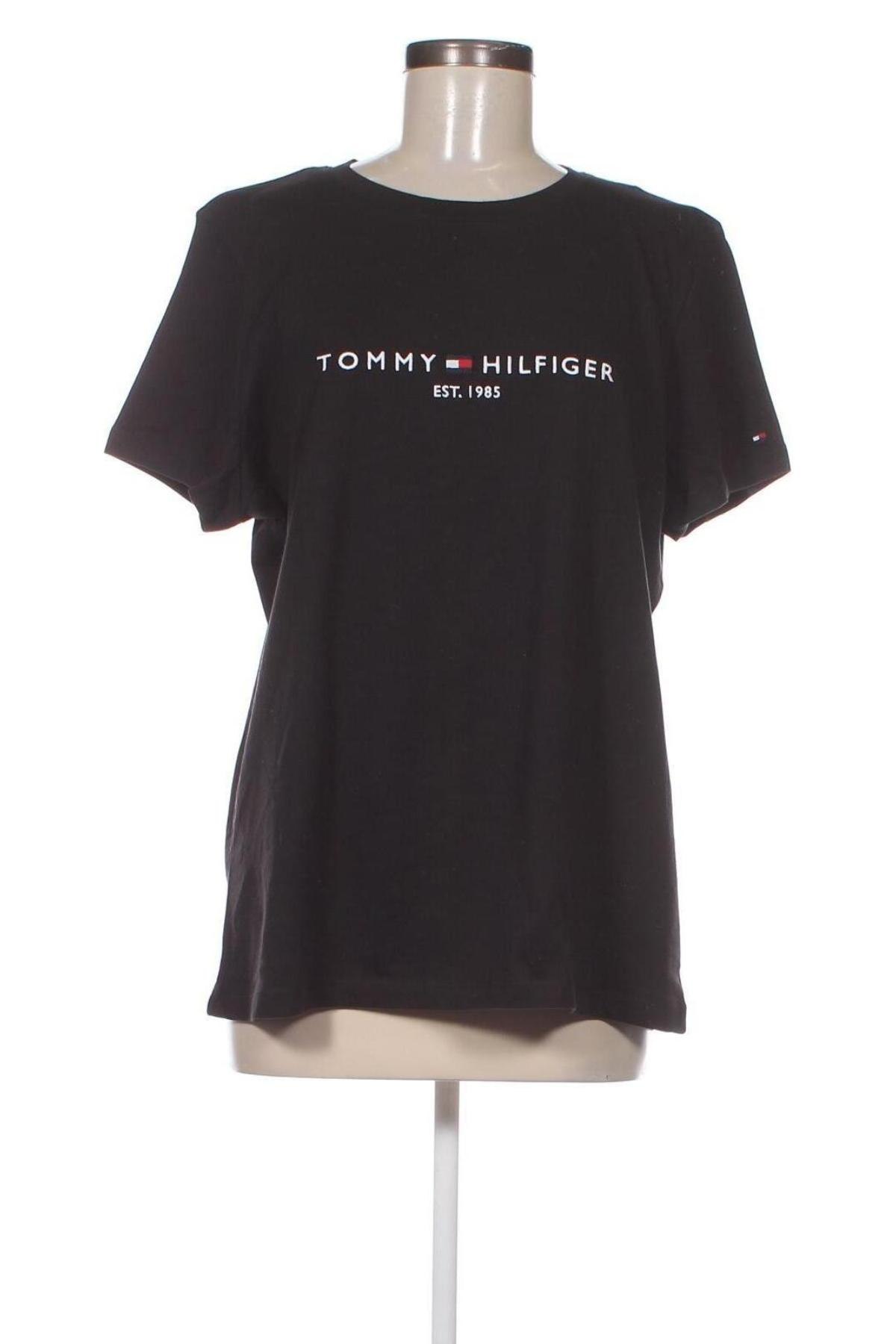 Damen T-Shirt Tommy Hilfiger, Größe XXL, Farbe Schwarz, Preis € 39,69