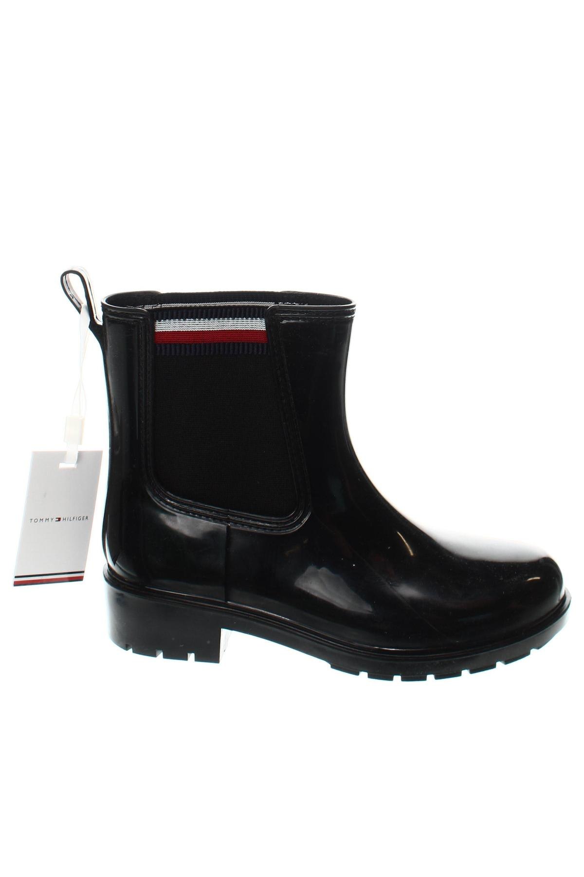 Botine de damă Tommy Hilfiger, Mărime 38, Culoare Negru, Preț 368,59 Lei