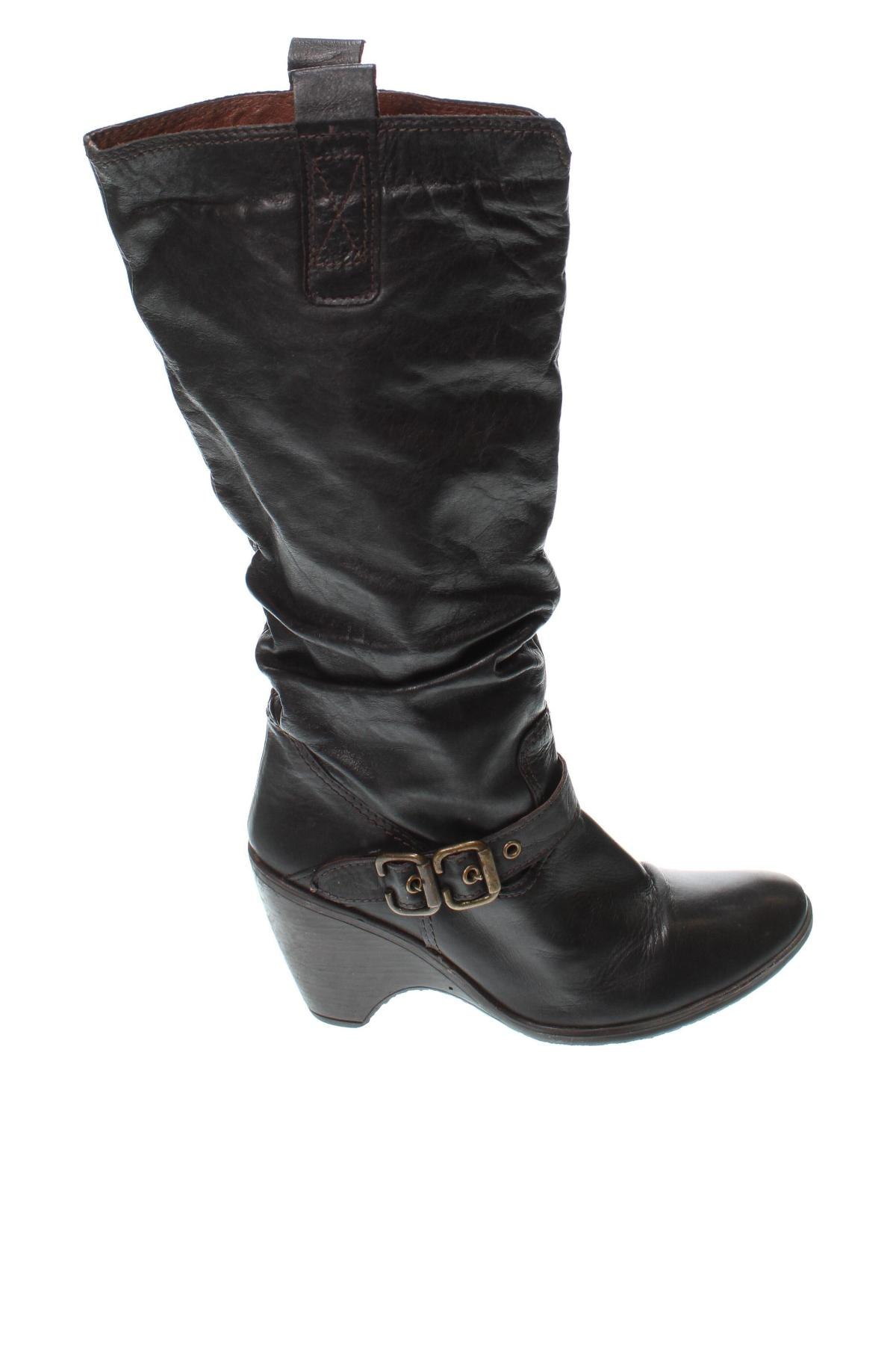 Γυναικείες μπότες Line, Μέγεθος 37, Χρώμα Μαύρο, Τιμή 33,00 €